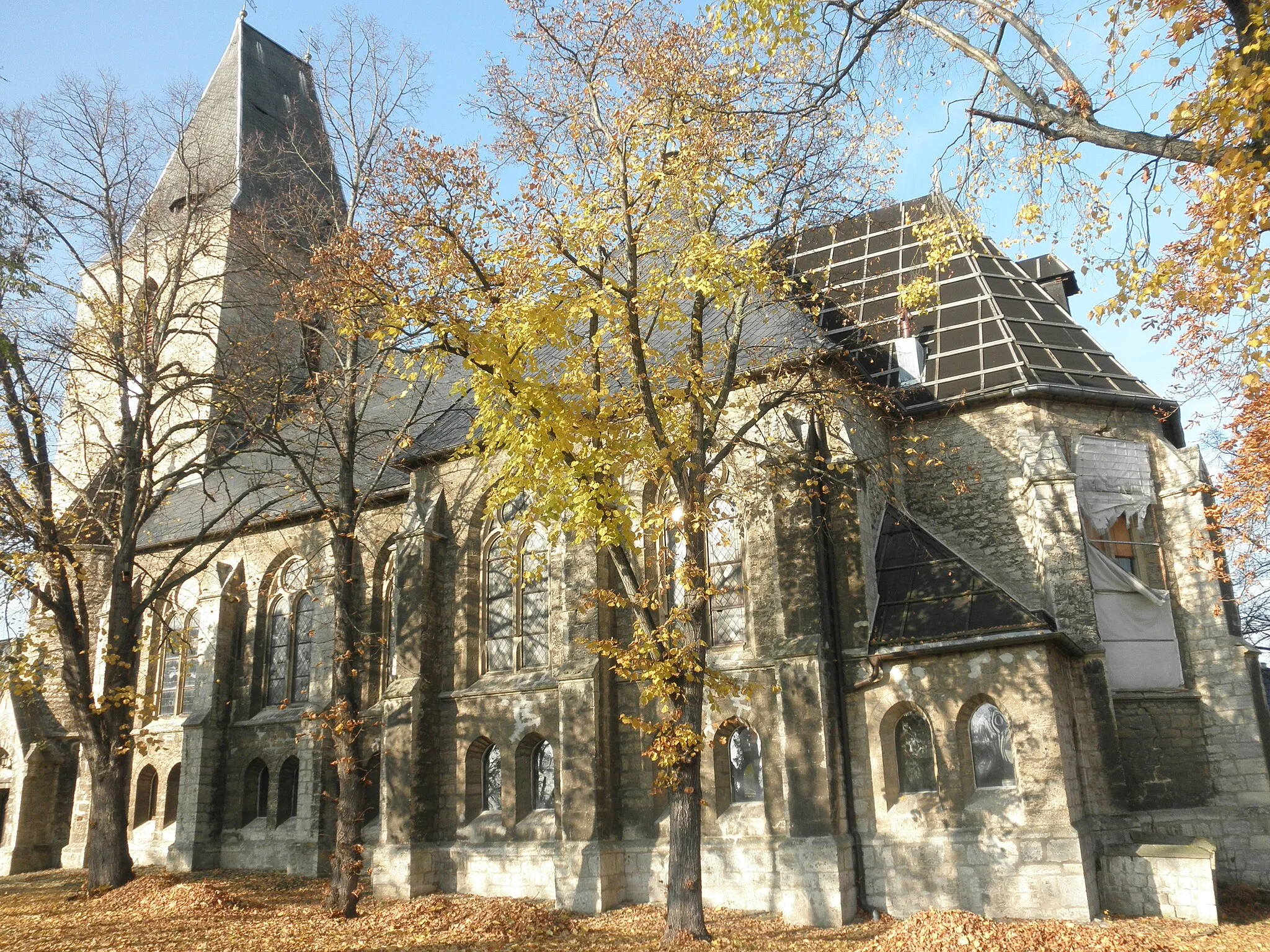 Photo showing: Saint Wigberti Church in Bilzingsleben in Thuringia