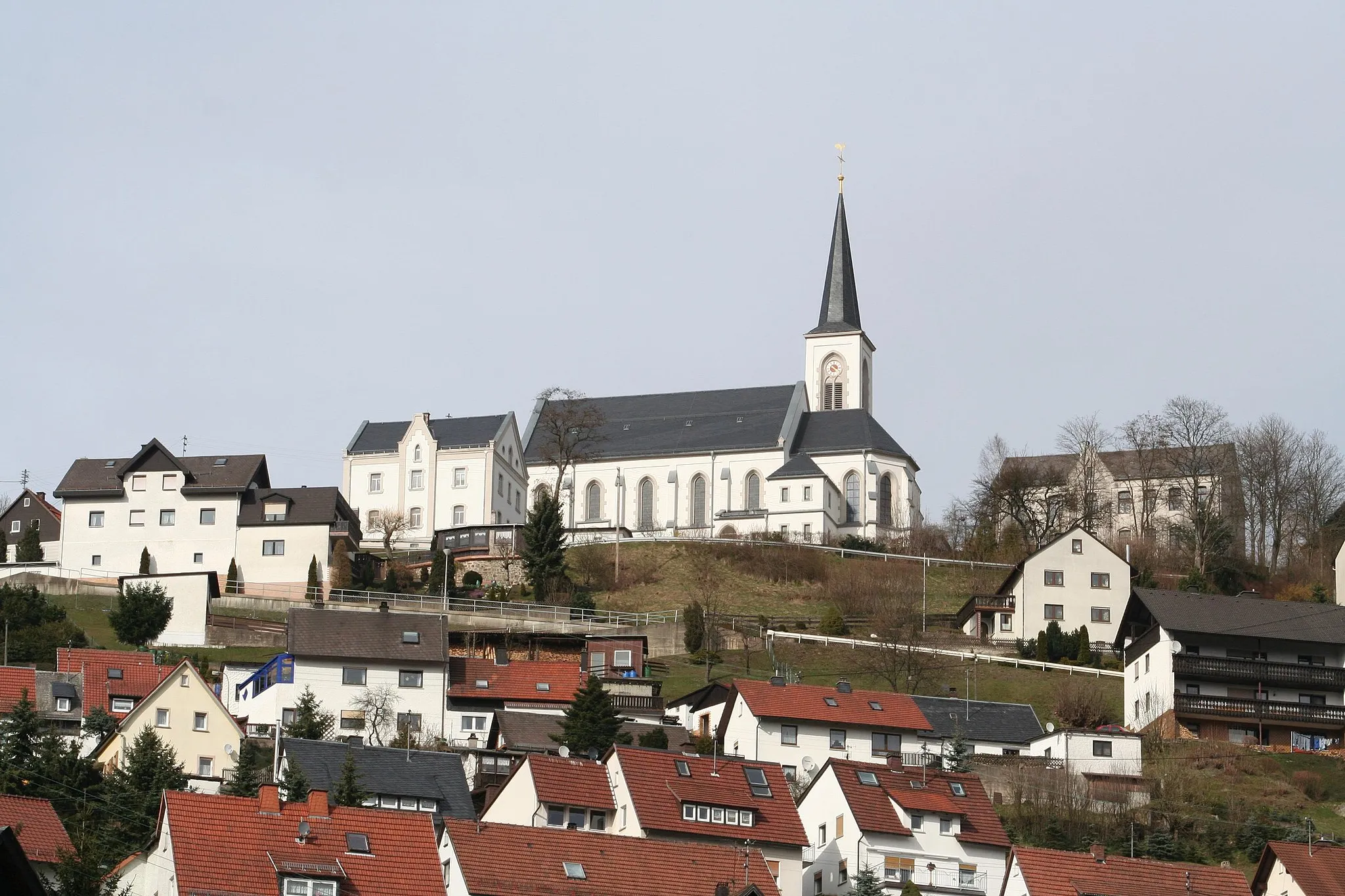 Photo showing: Wilhelmsthal im Landkreis Kronach, Katholische Kirche St. Josef