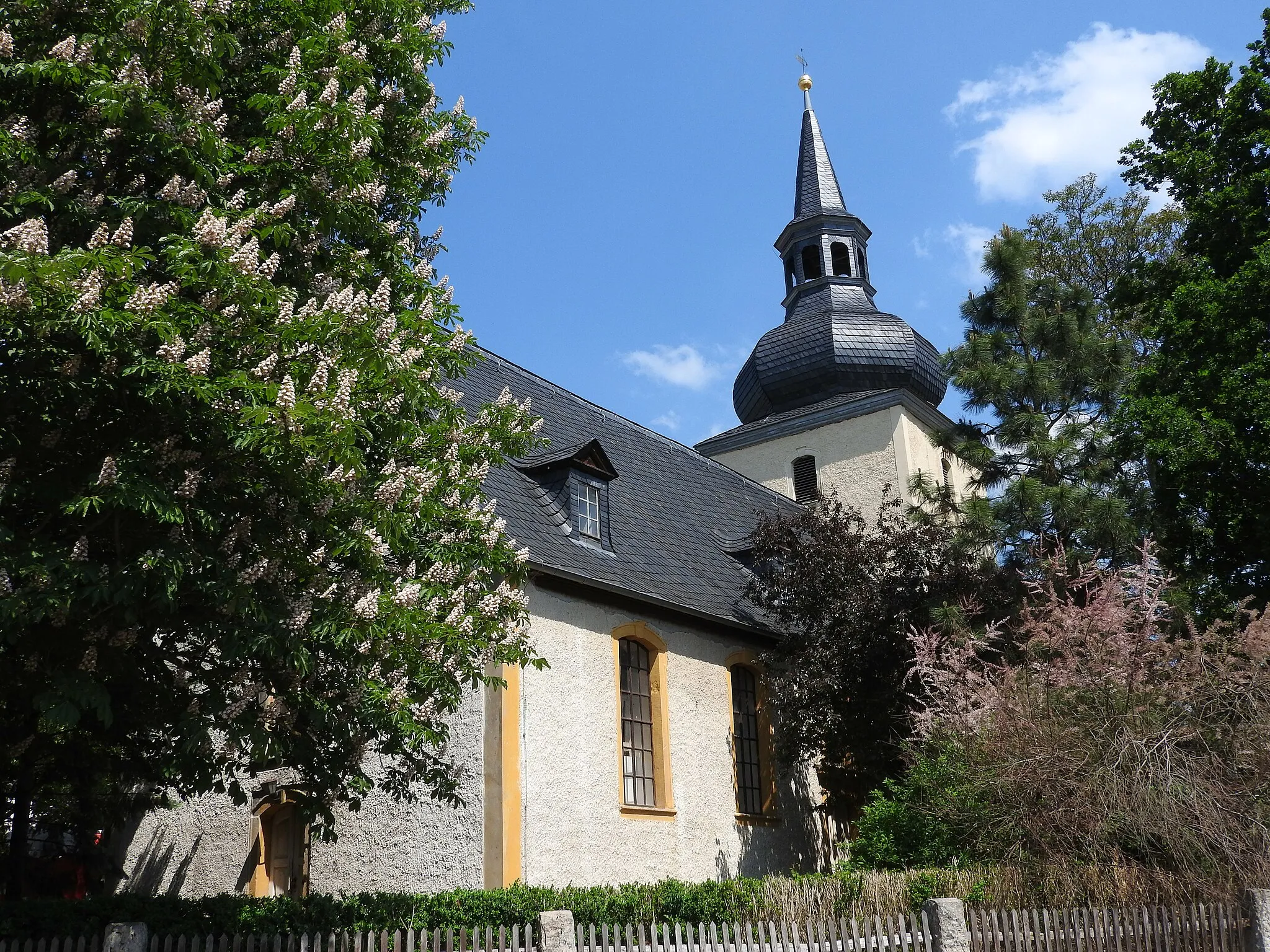 Photo showing: Kirche Mannstedt, Thüringen