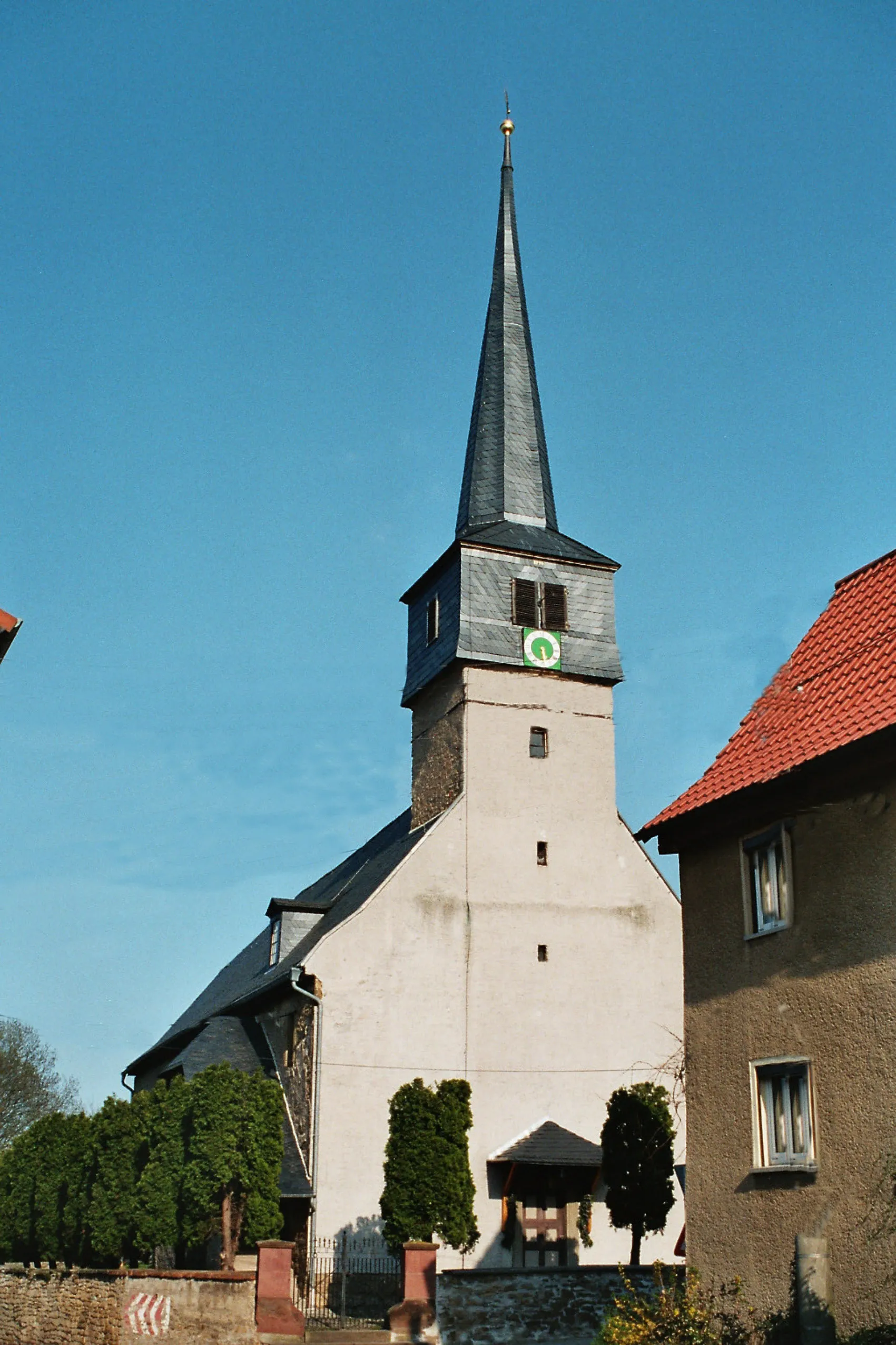 Photo showing: Krautheim (Thuringia), the Protestant Church St. Mauritius