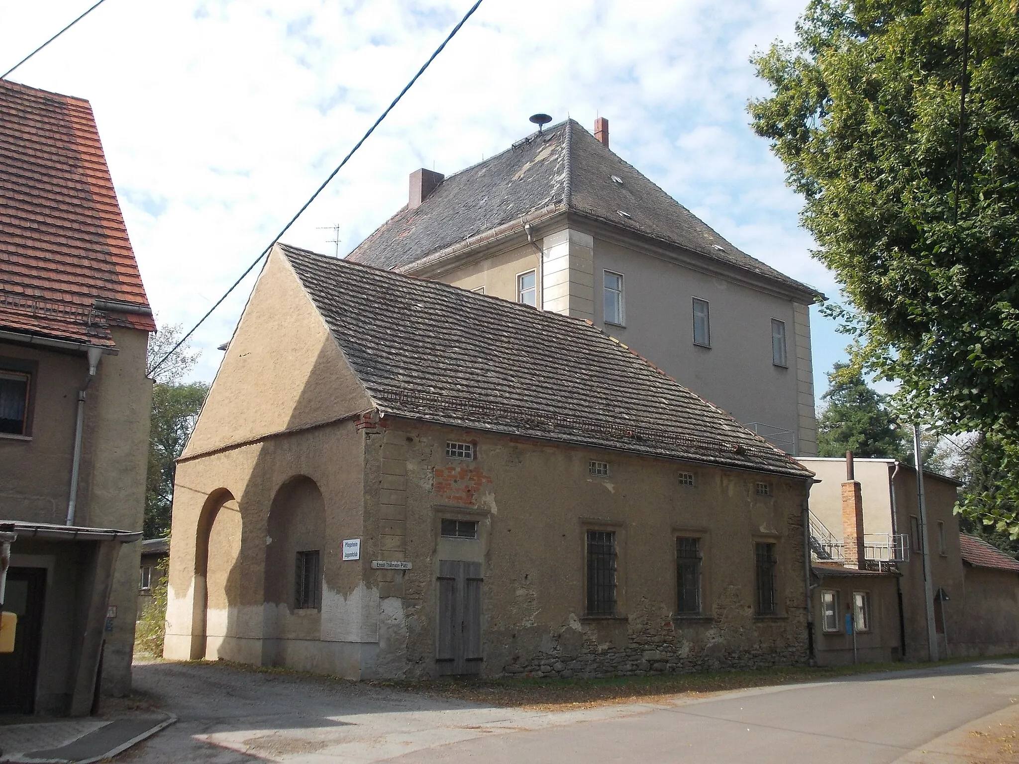 Photo showing: Manor house in Lumpzig (district of Altenburger Land, Thuringia)