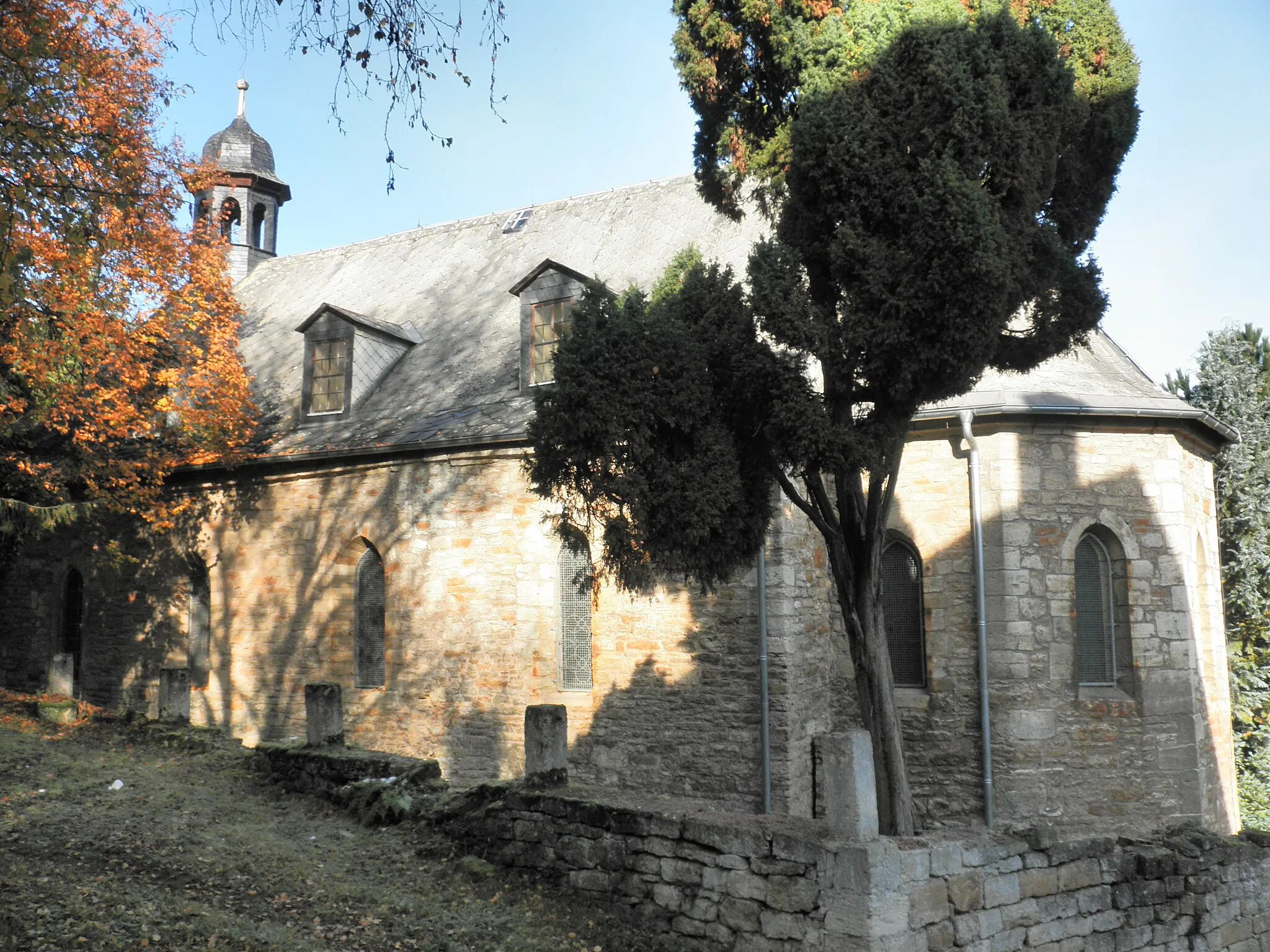 Photo showing: Church in Bellstedt in Thuringia