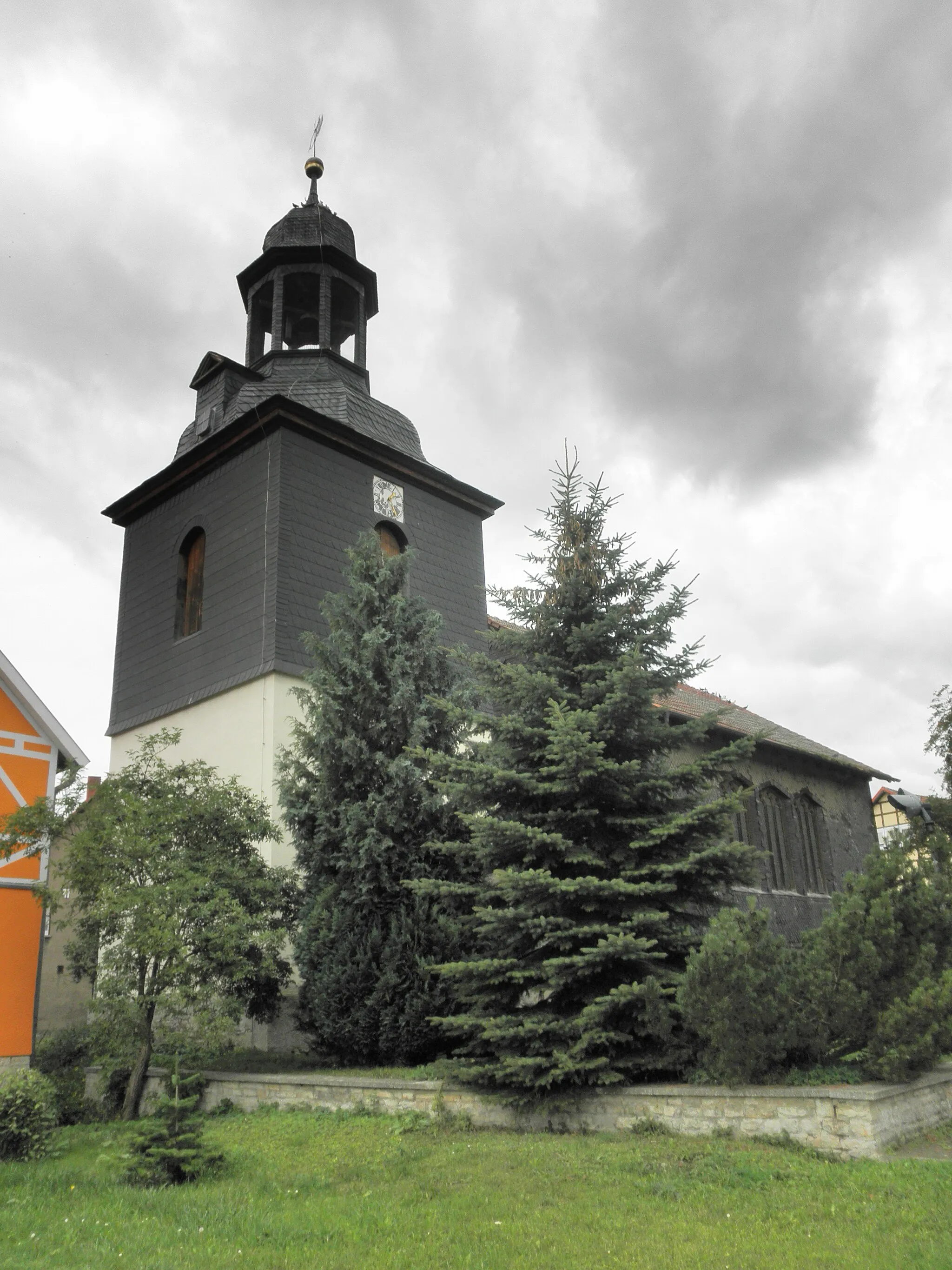 Photo showing: Church in Bruchstedt in Thuringia