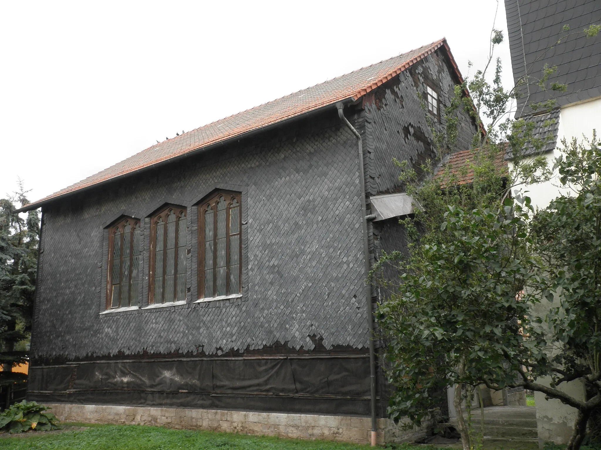 Photo showing: Church Nave in Bruchstedt in Thuringia