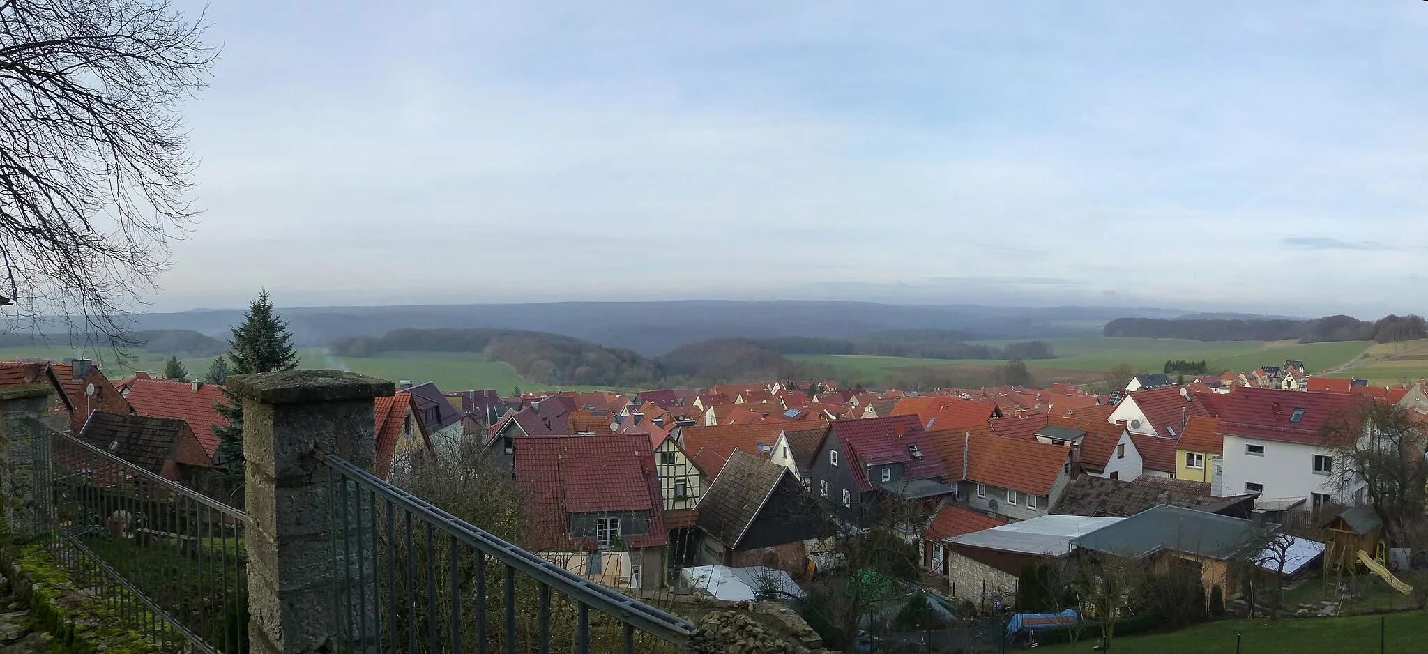 Photo showing: Aussicht von Effelder zum Westerwald