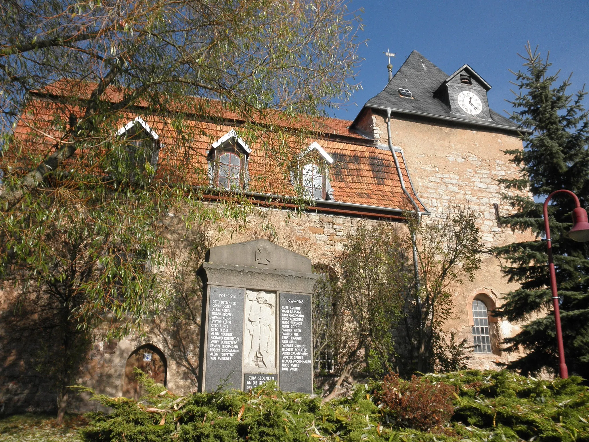 Photo showing: Church in Rockstedt in Thuringia