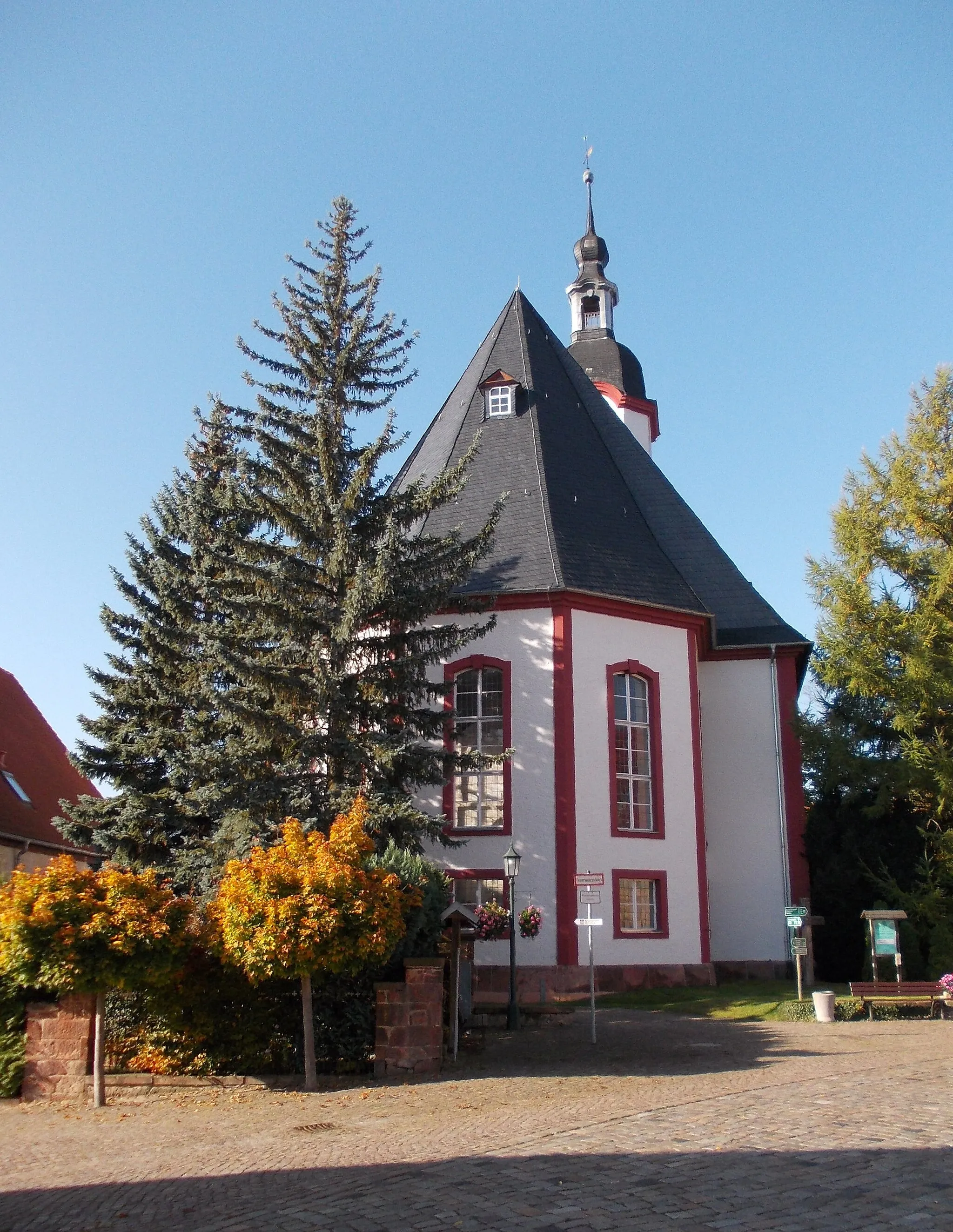 Photo showing: St. Otto's Church in Wechselburg (Mittelsachsen district, Saxony)