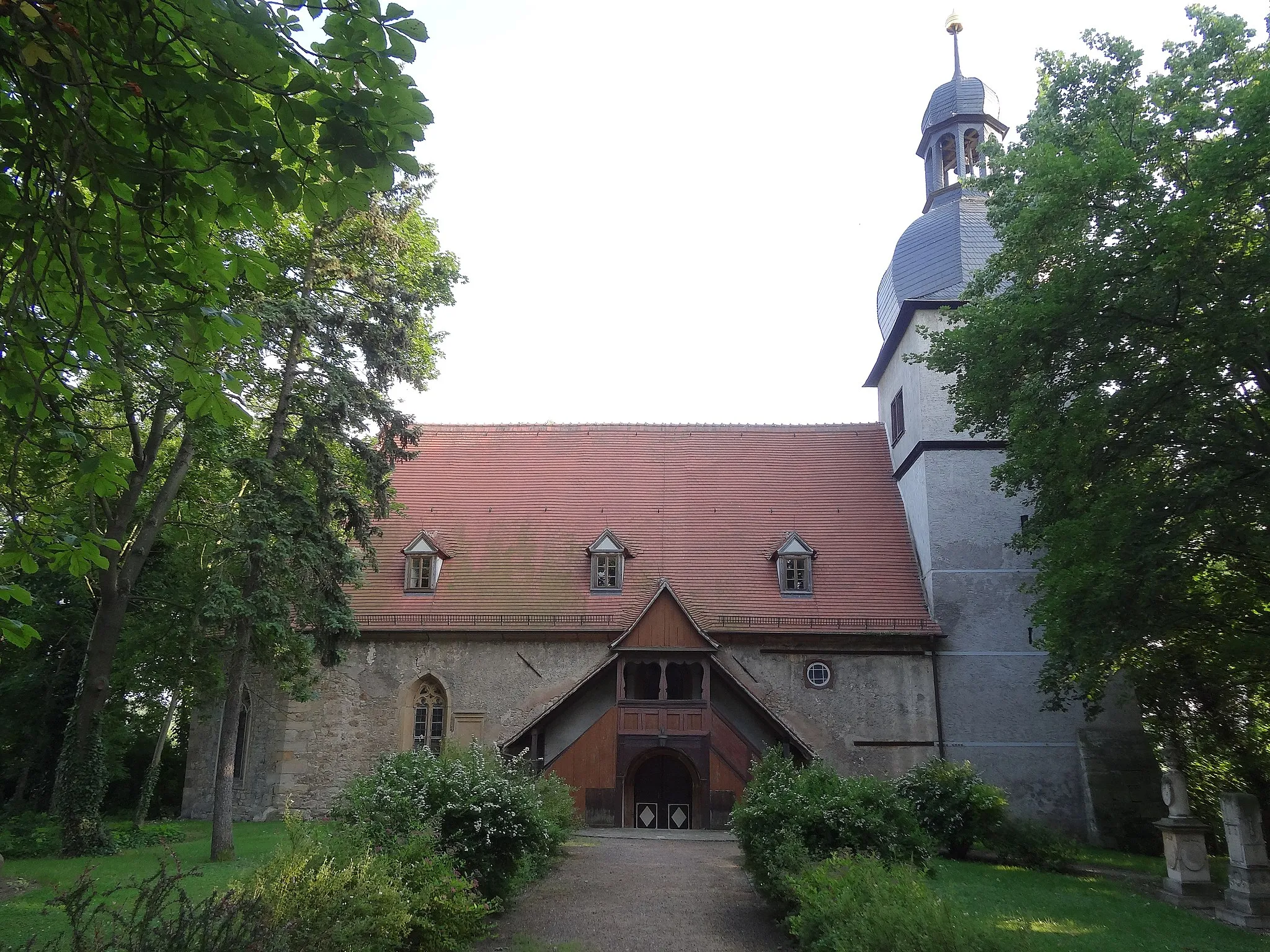 Photo showing: Church in Nöda, Thuringia, Germany
