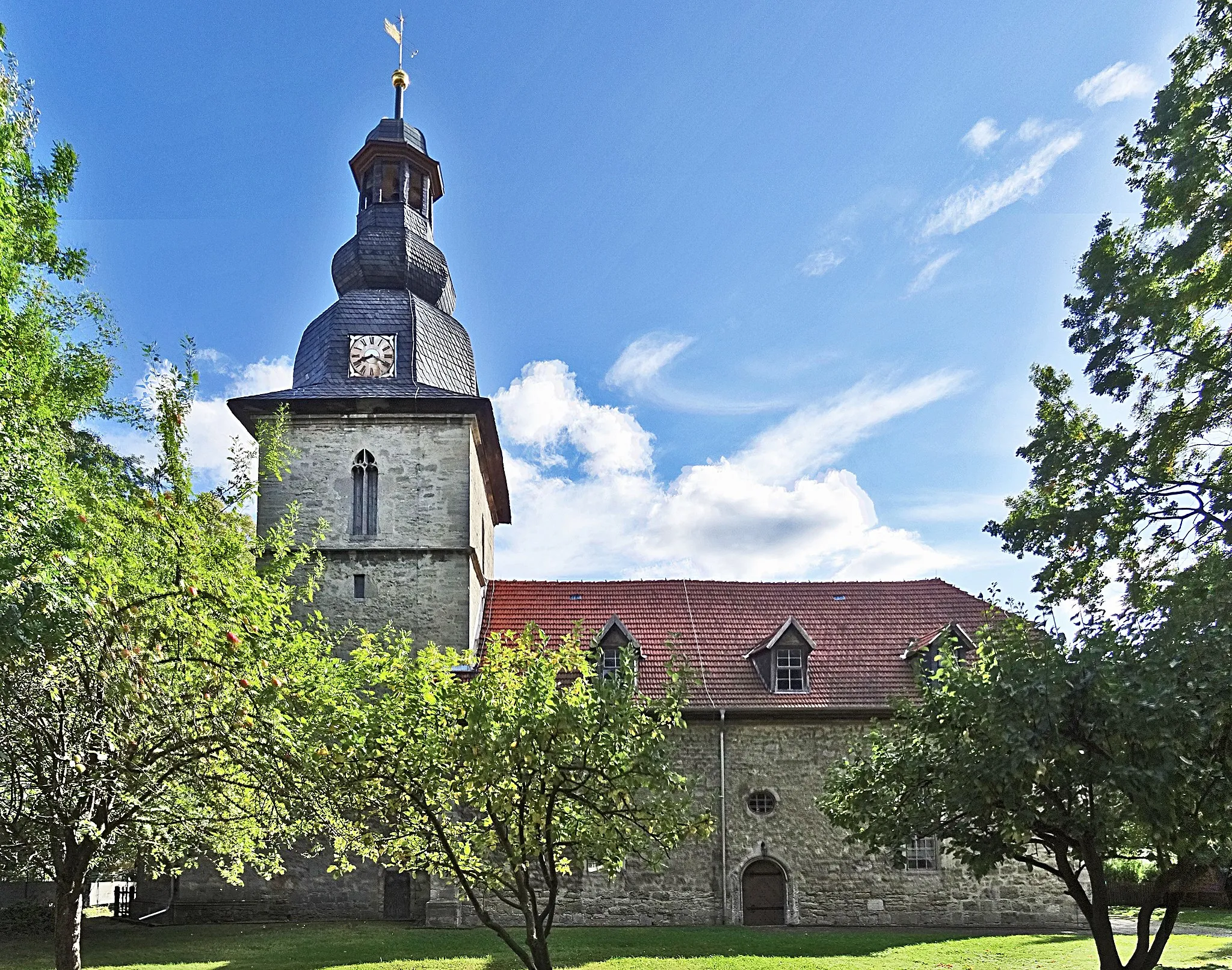Photo showing: Dorfkirche St. Andreas (Kammerforst) von Norden
