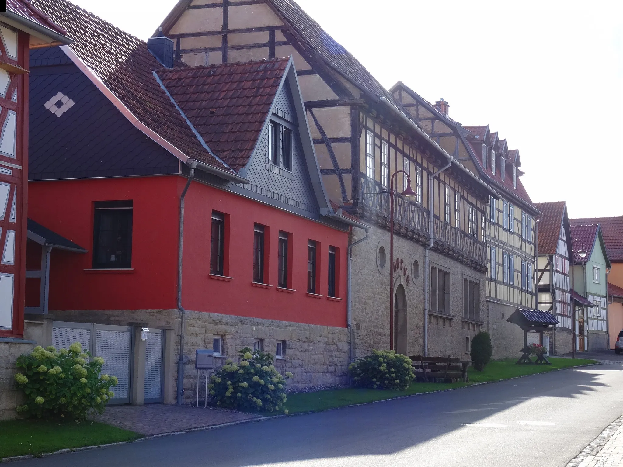 Photo showing: Kammerforst (Thüringen), Straße der Einheit