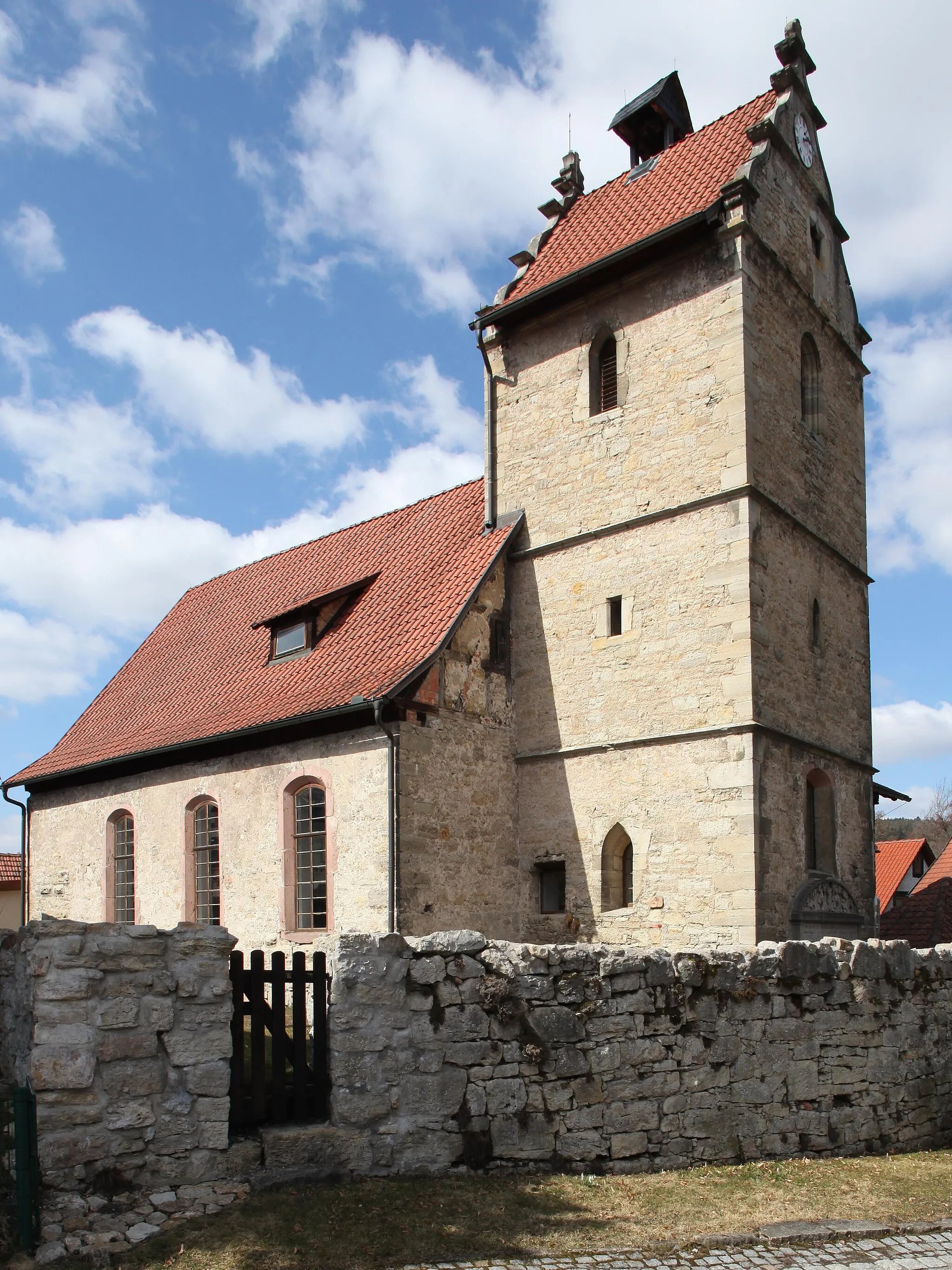 Photo showing: Evangelisch-Lutherische Kirche Henfstädt, Landkreis Hildburghausen