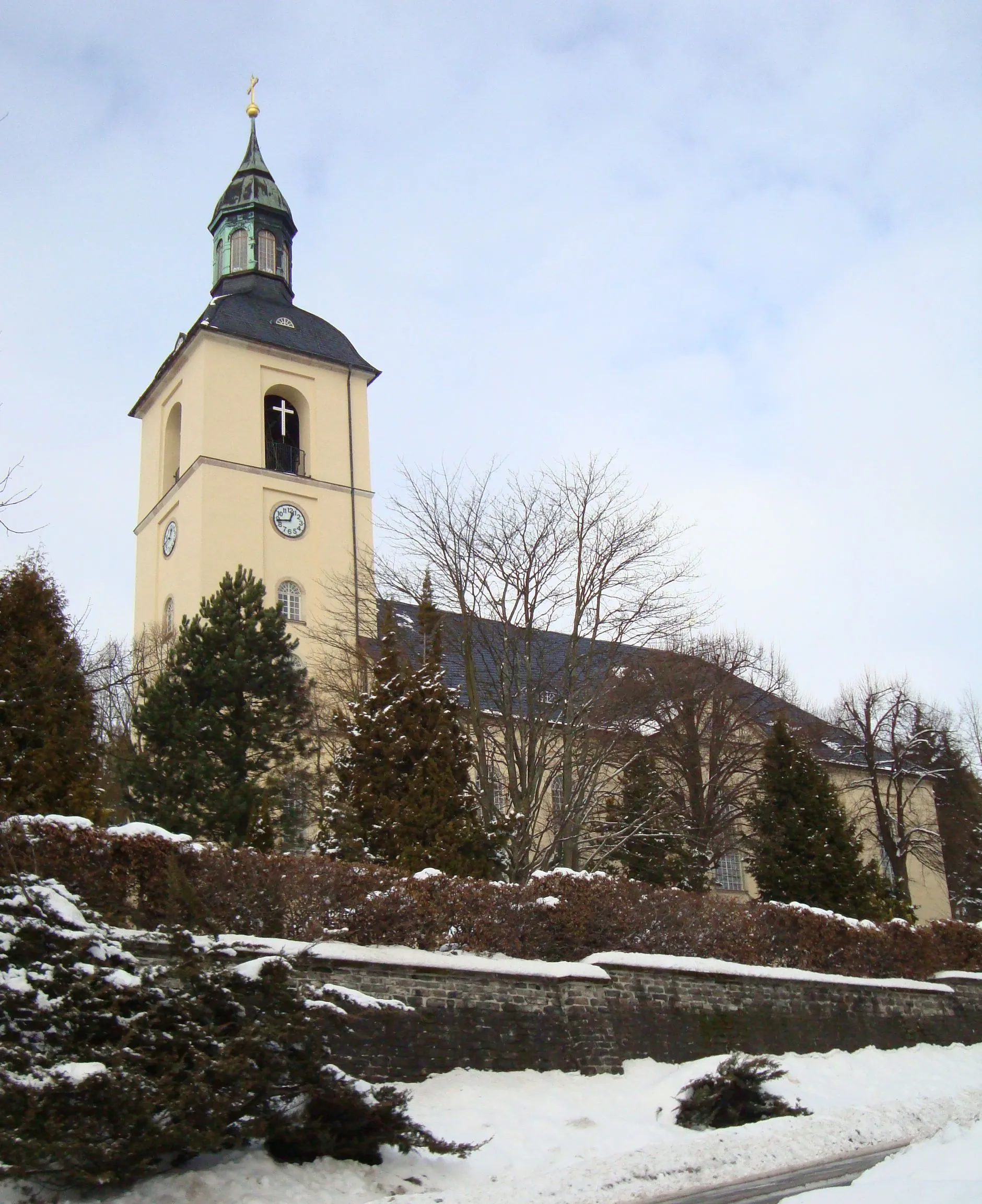 Photo showing: Evang.-luth. Kirche in Thalheim/Erzgeb.