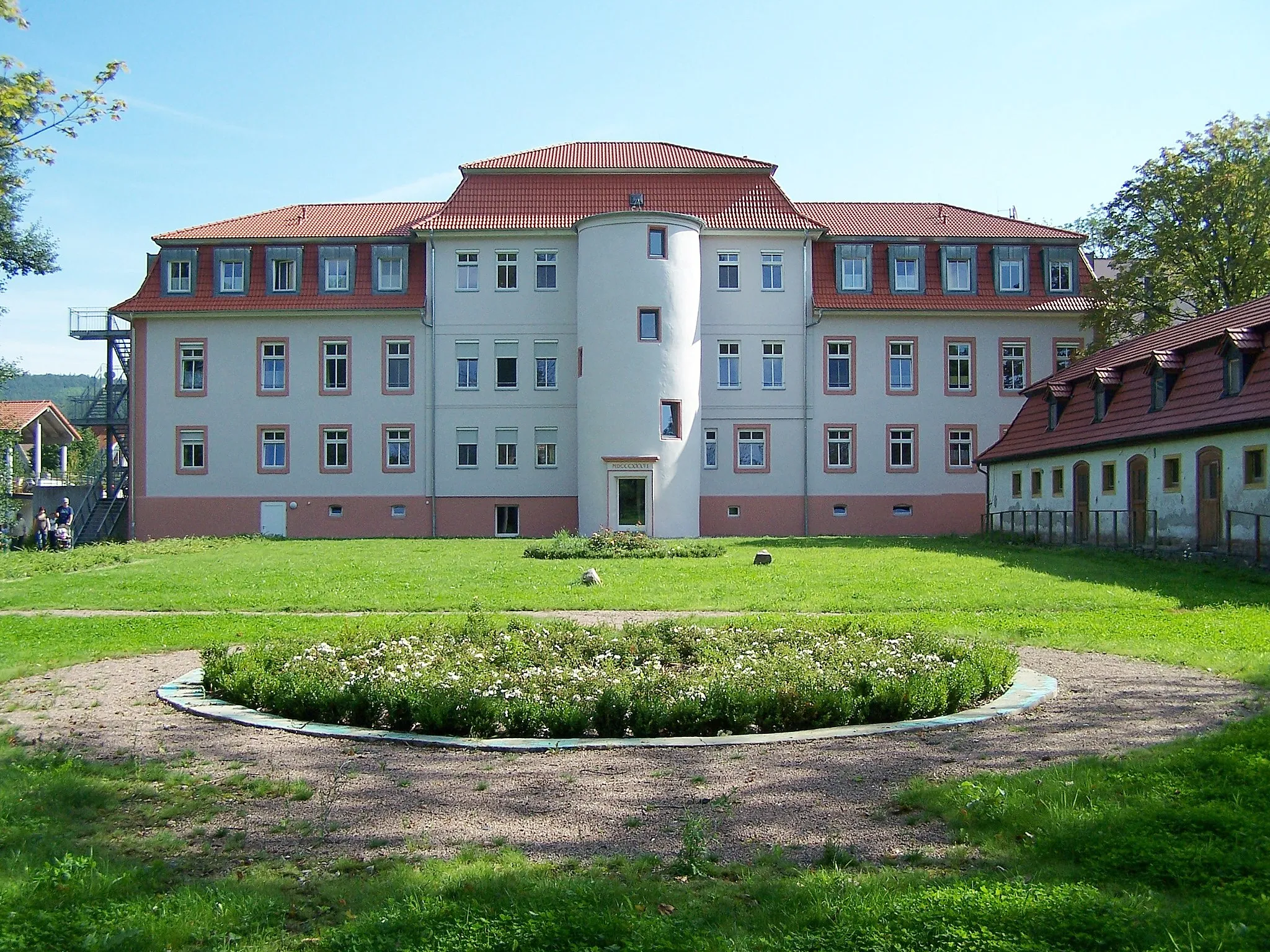 Photo showing: Das Schloss in Weilar (Westfassade).