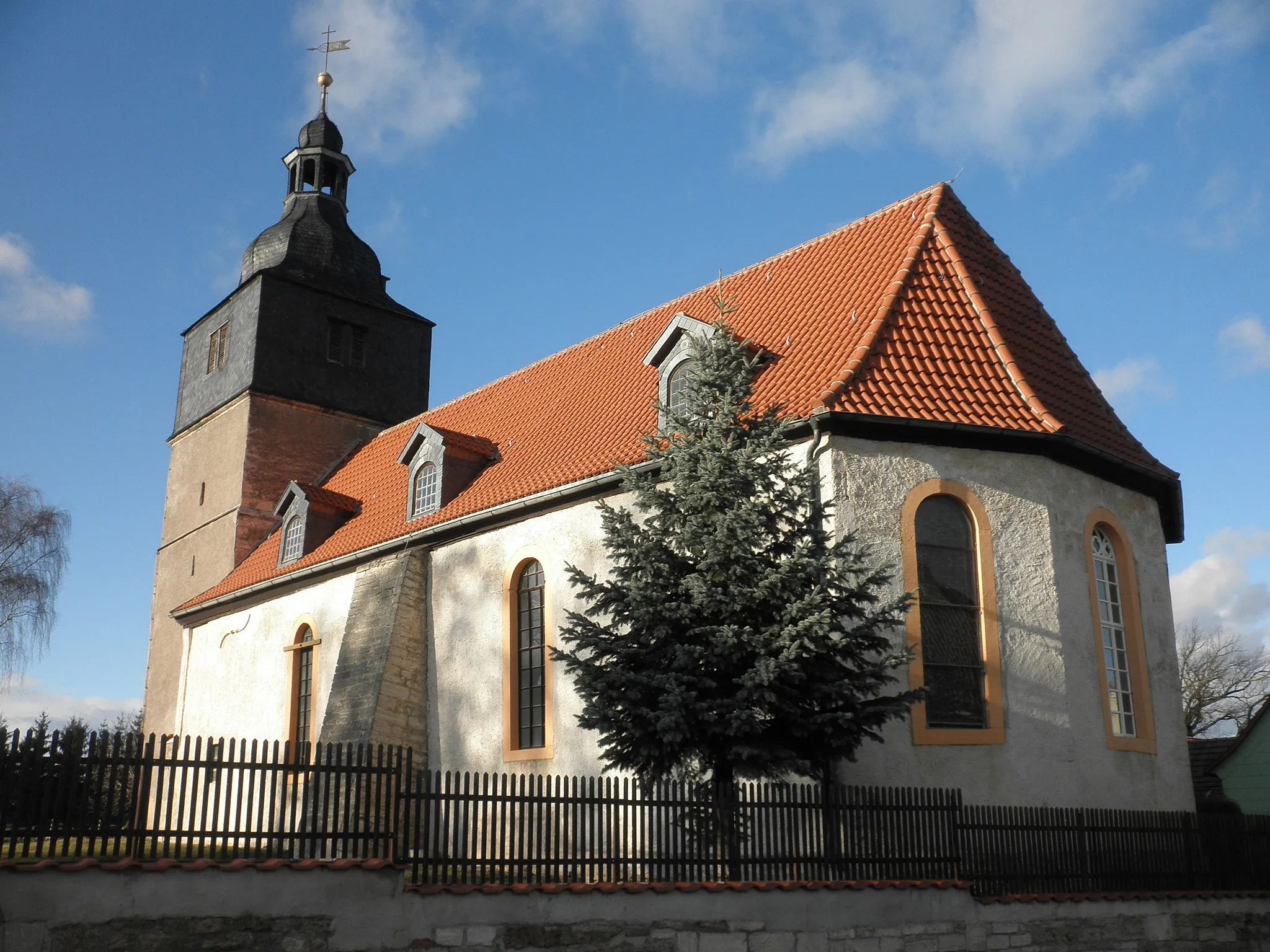 Photo showing: Church in Bothenheilingen in Thuringia