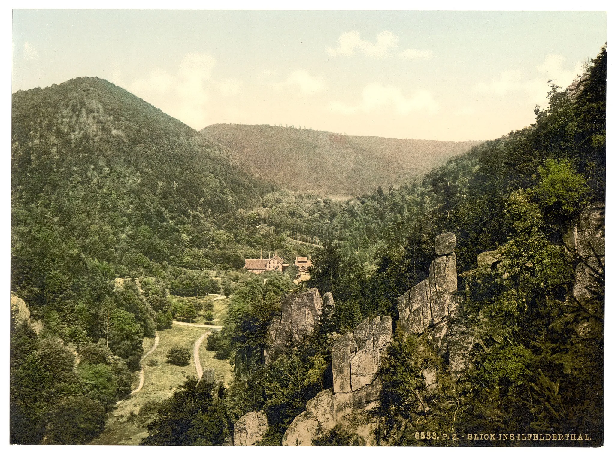 Photo showing: Ilfelder Tal um 1900