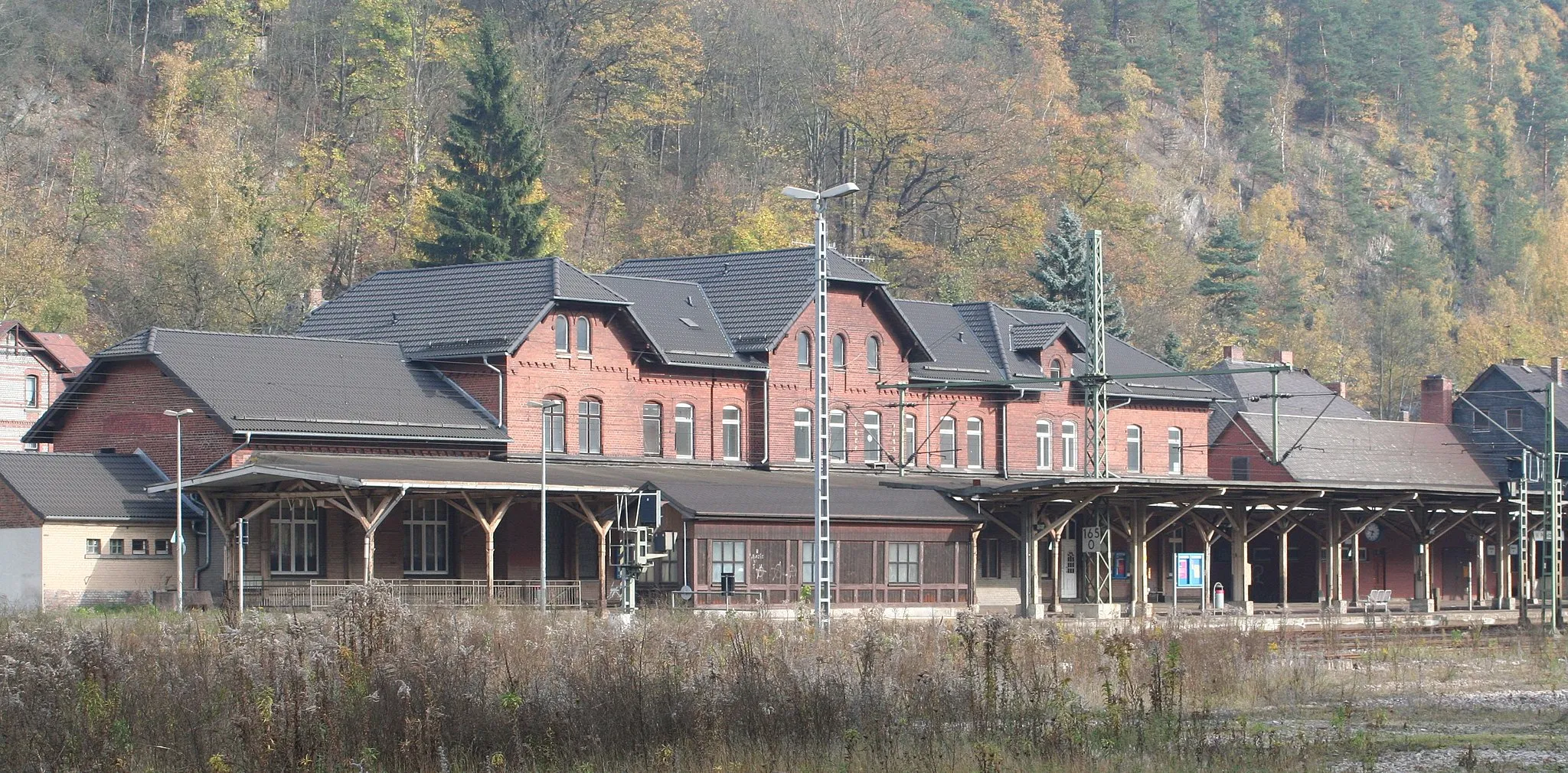 Photo showing: Bahnhof Probstzella in Südthüringen