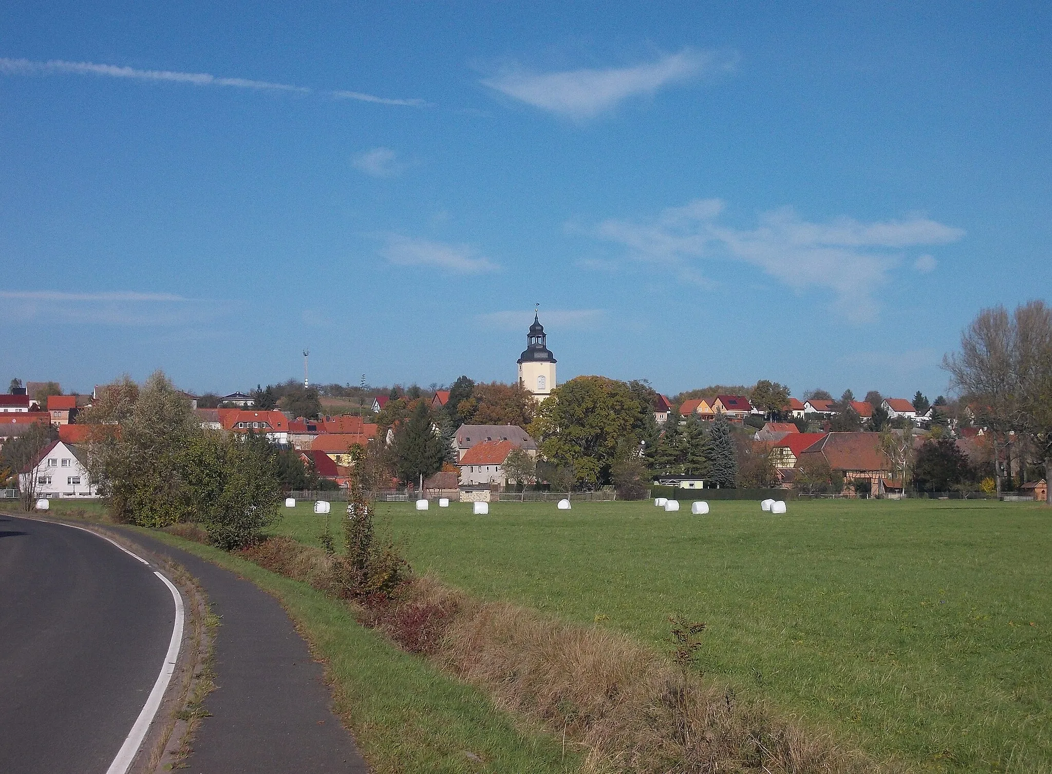 Photo showing: Wickerstedt (Bad Sulza, Weimarer Land district, Thuringia) from the south