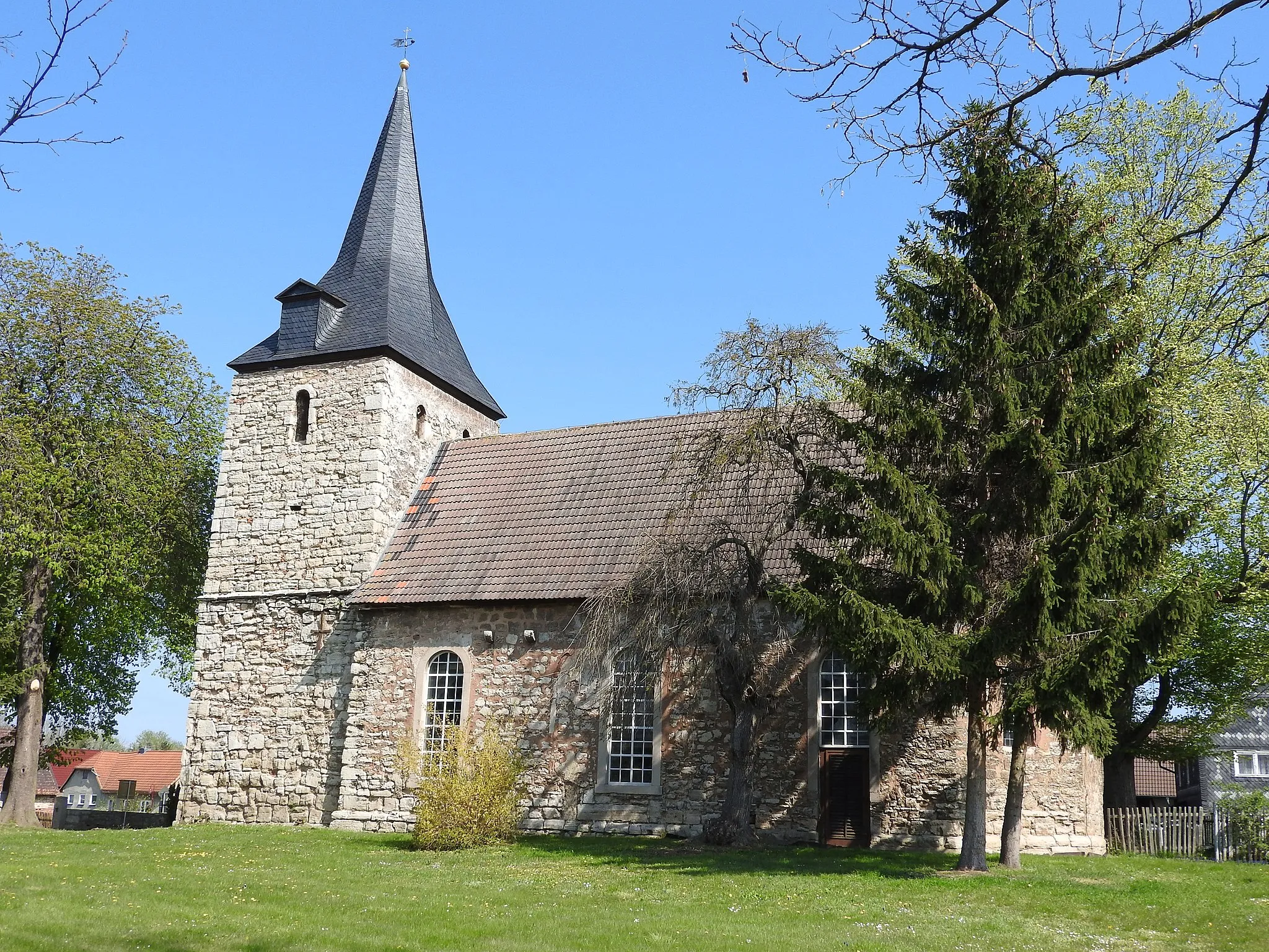 Photo showing: Church of Nohra, Wipper, Thuringia, Germany