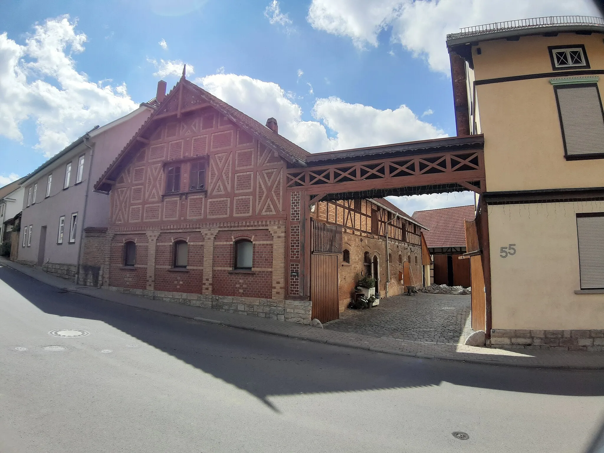 Photo showing: Kulturdenkmal Hauptstraße 55 Elxleben