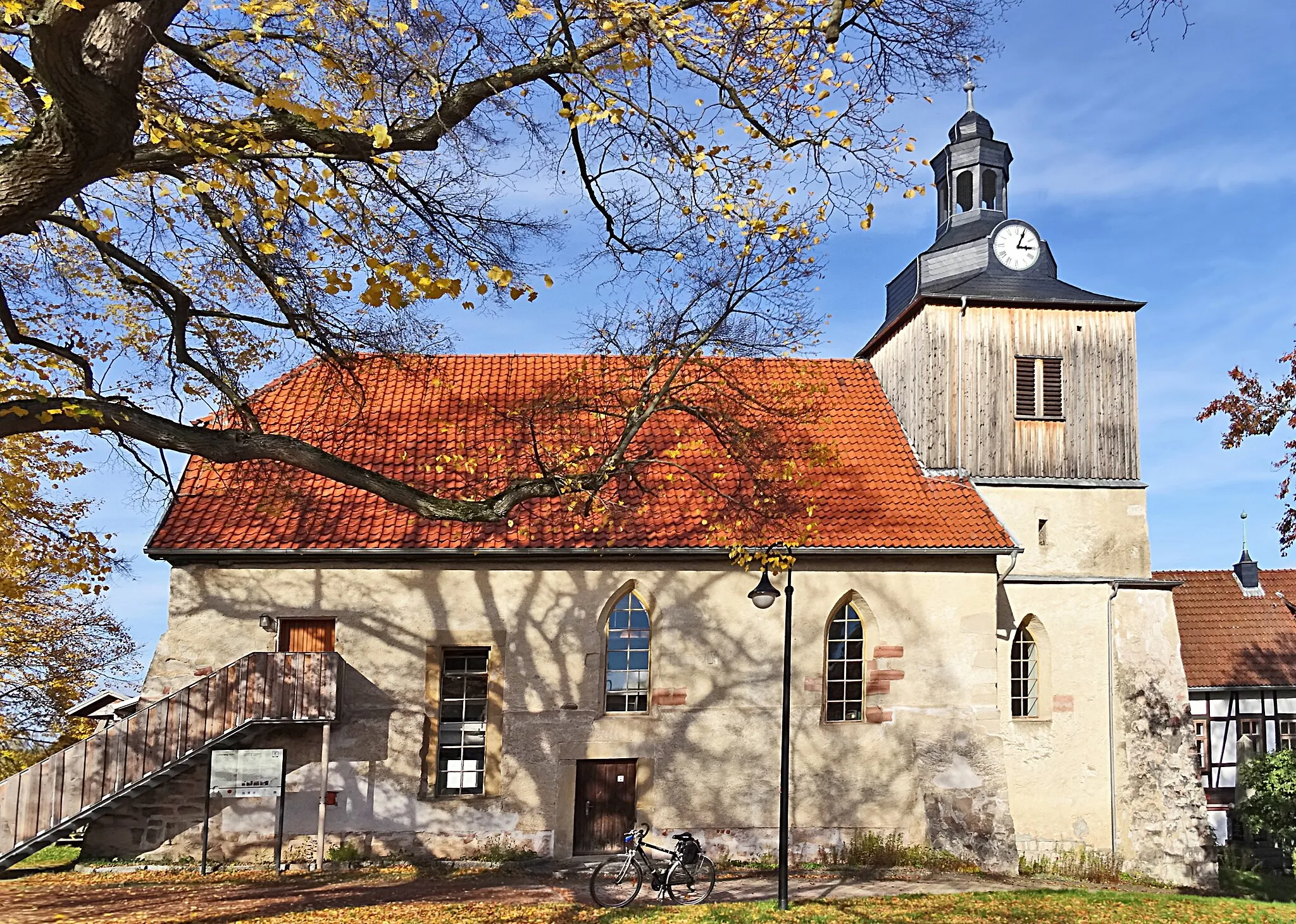 Photo showing: Dorfkirche Oberellen