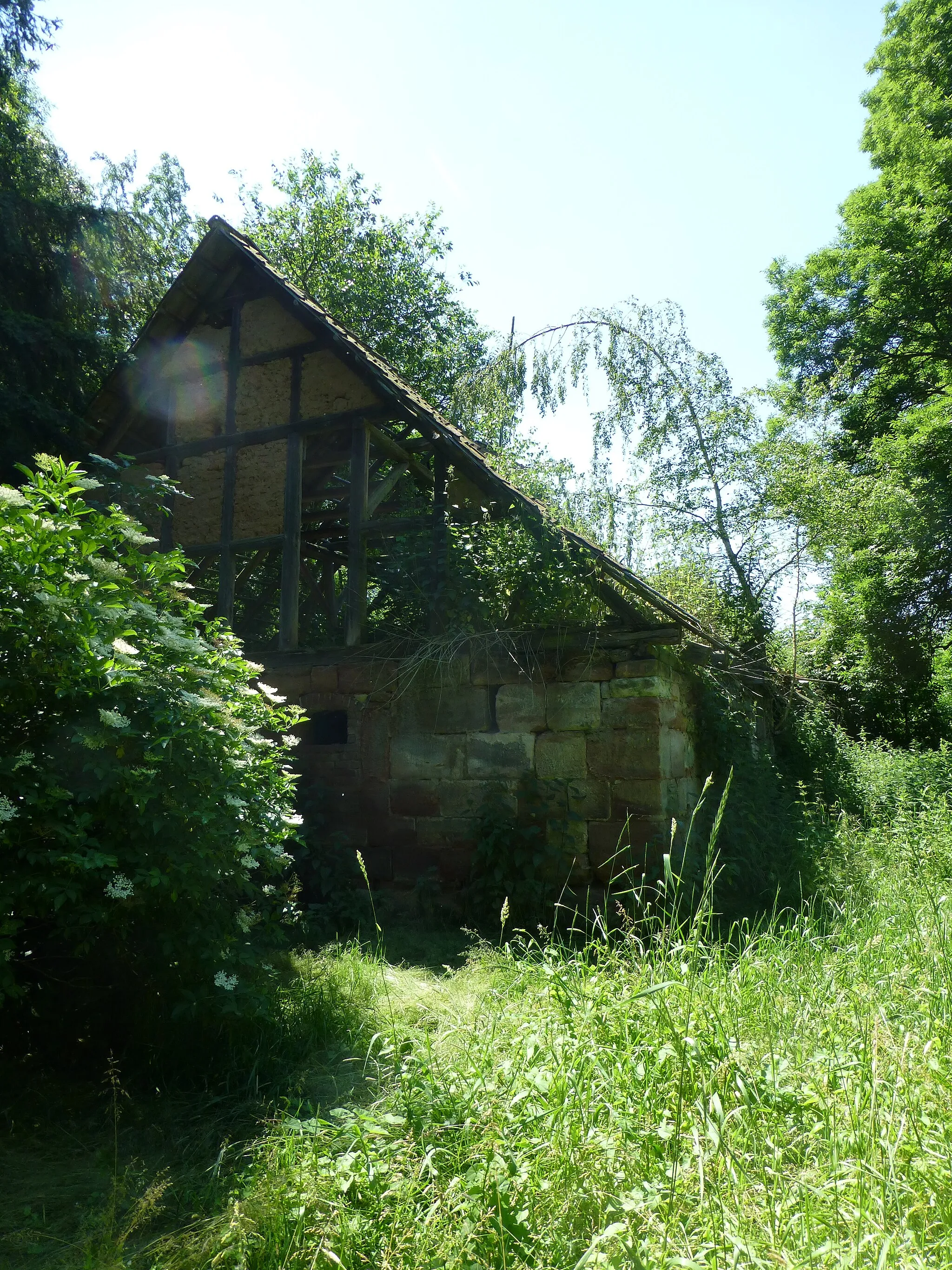 Photo showing: Alte Schwarzburger Mühle bei Gerterode