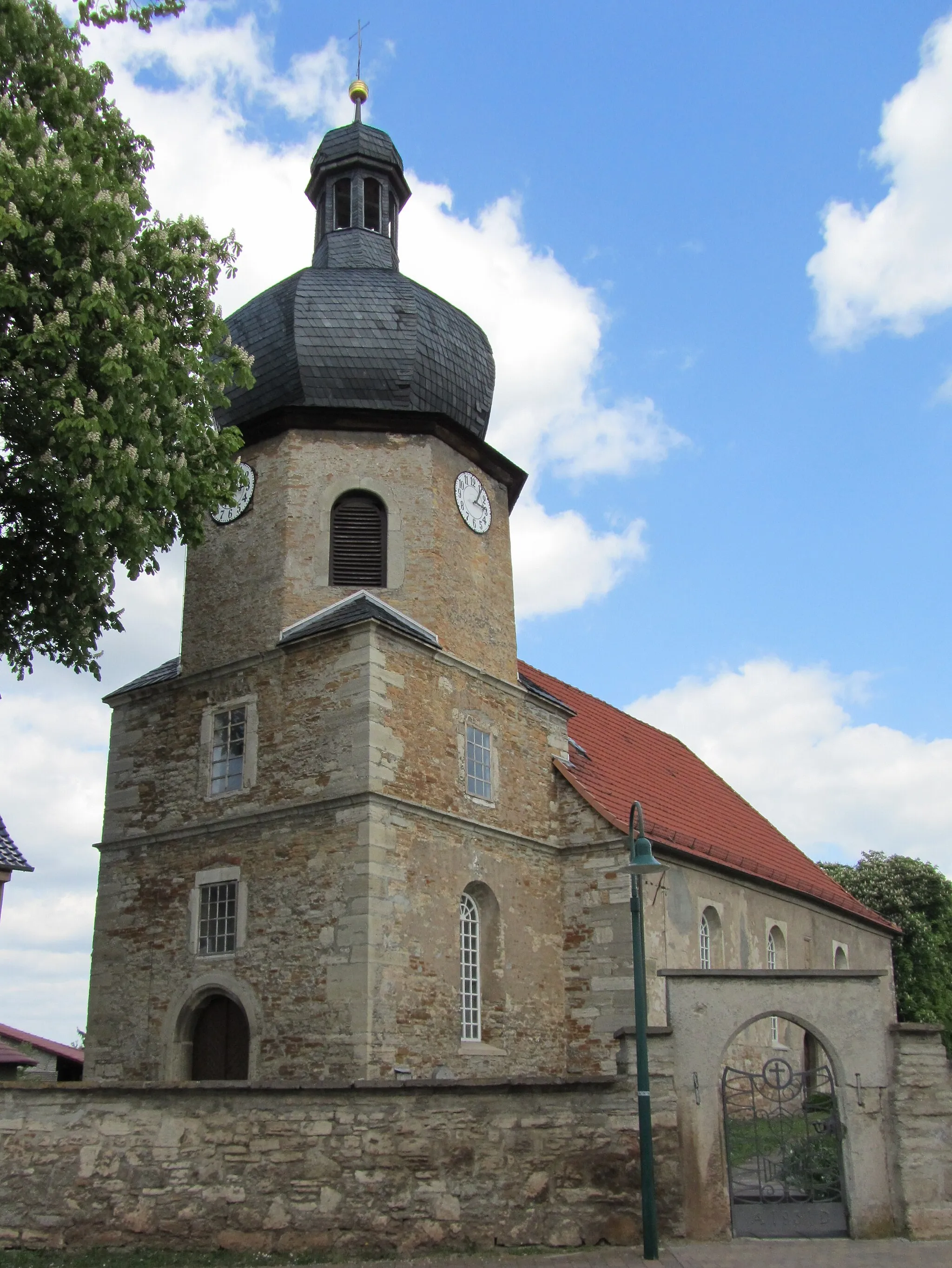 Photo showing: Die Wigbertikirche in Altengottern (Thüringen).