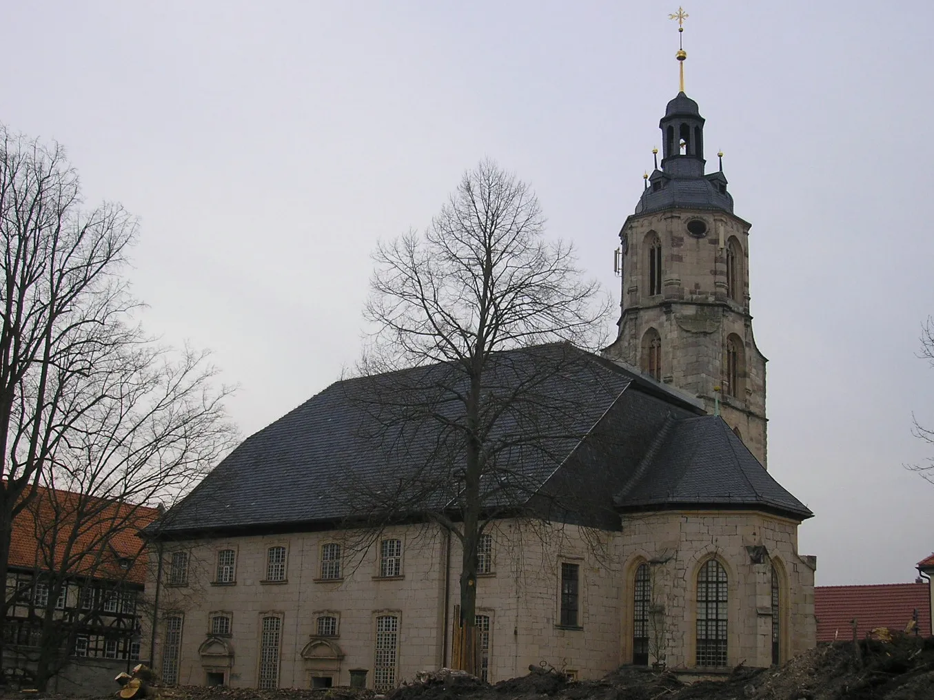 Photo showing: Die Stadtkirche St. Johannis in Schleusingen (Thüringen).