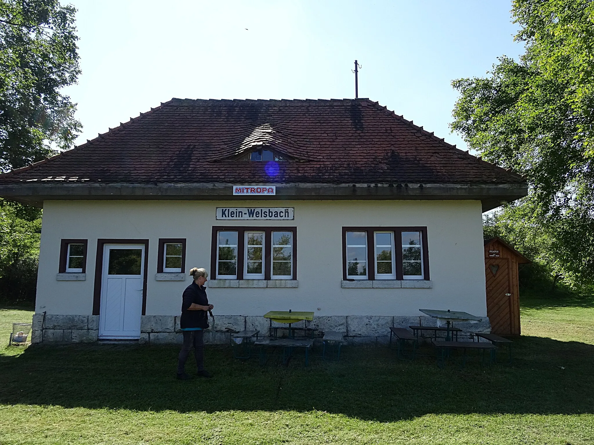 Photo showing: ehemaliger Bahnhof Kleinwelsbach