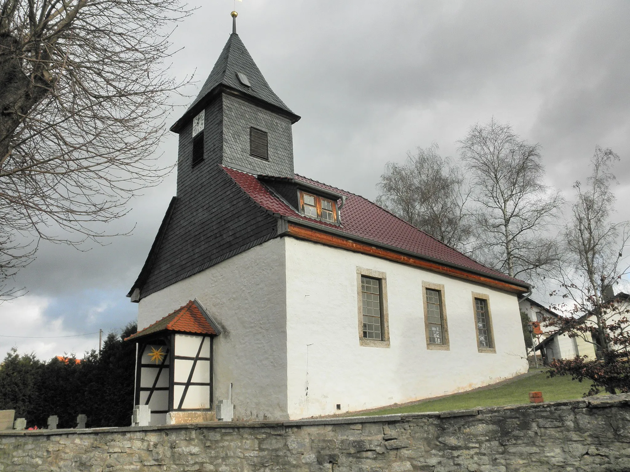 Photo showing: Church in Marolterode in Thuringia