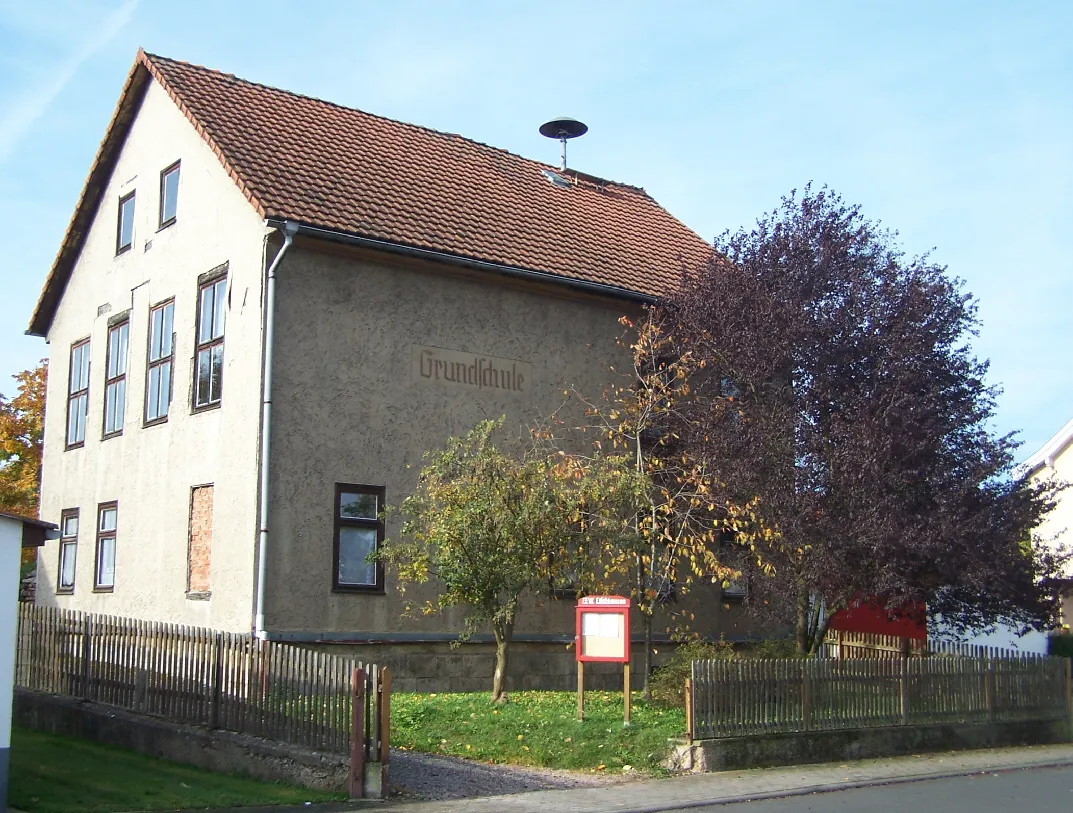 Photo showing: The old schoolhouse in Ettenhausen/Suhl.