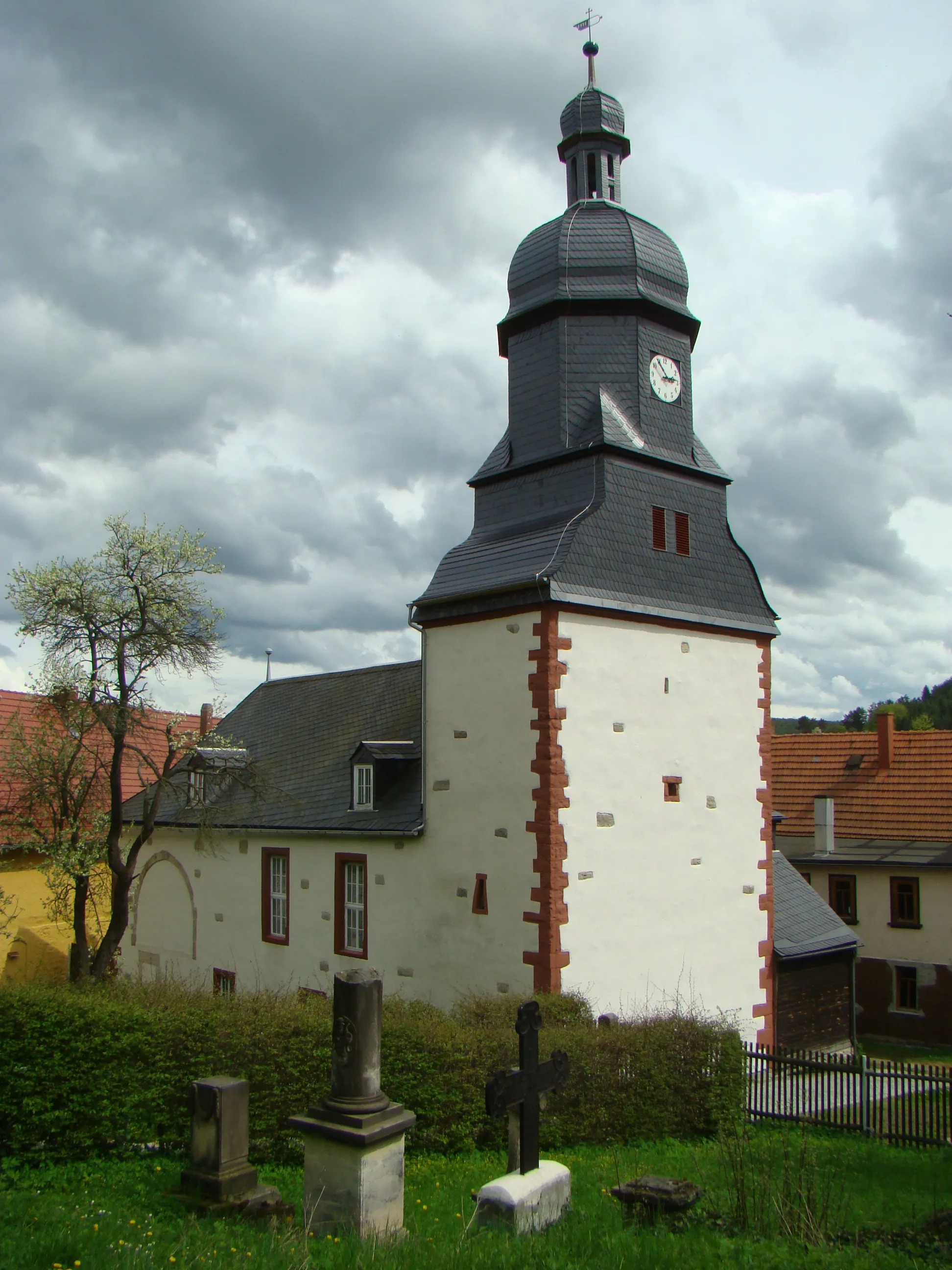 Photo showing: Evangelische Kirche in Angelroda