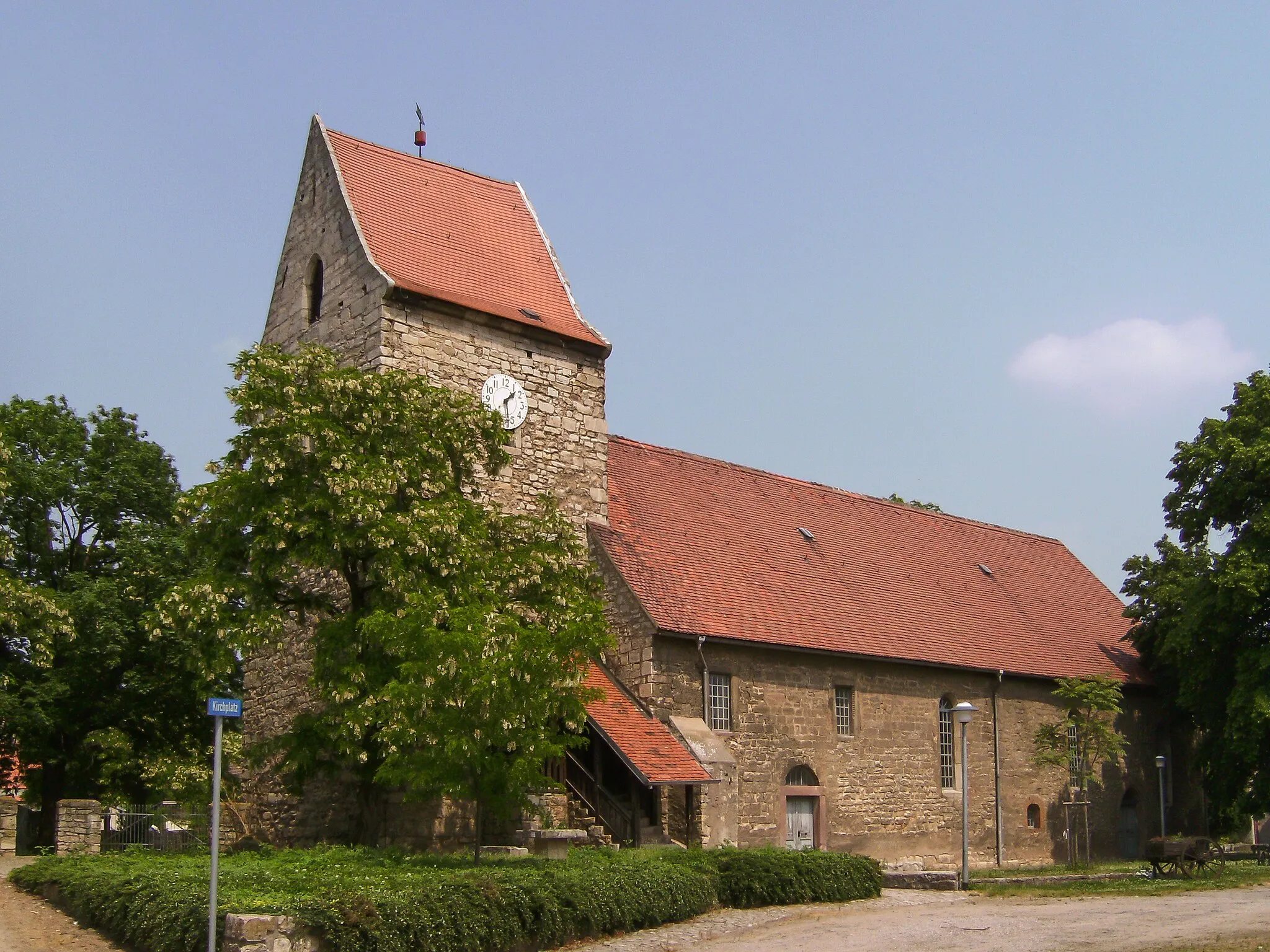 Photo showing: Kannawurf, church