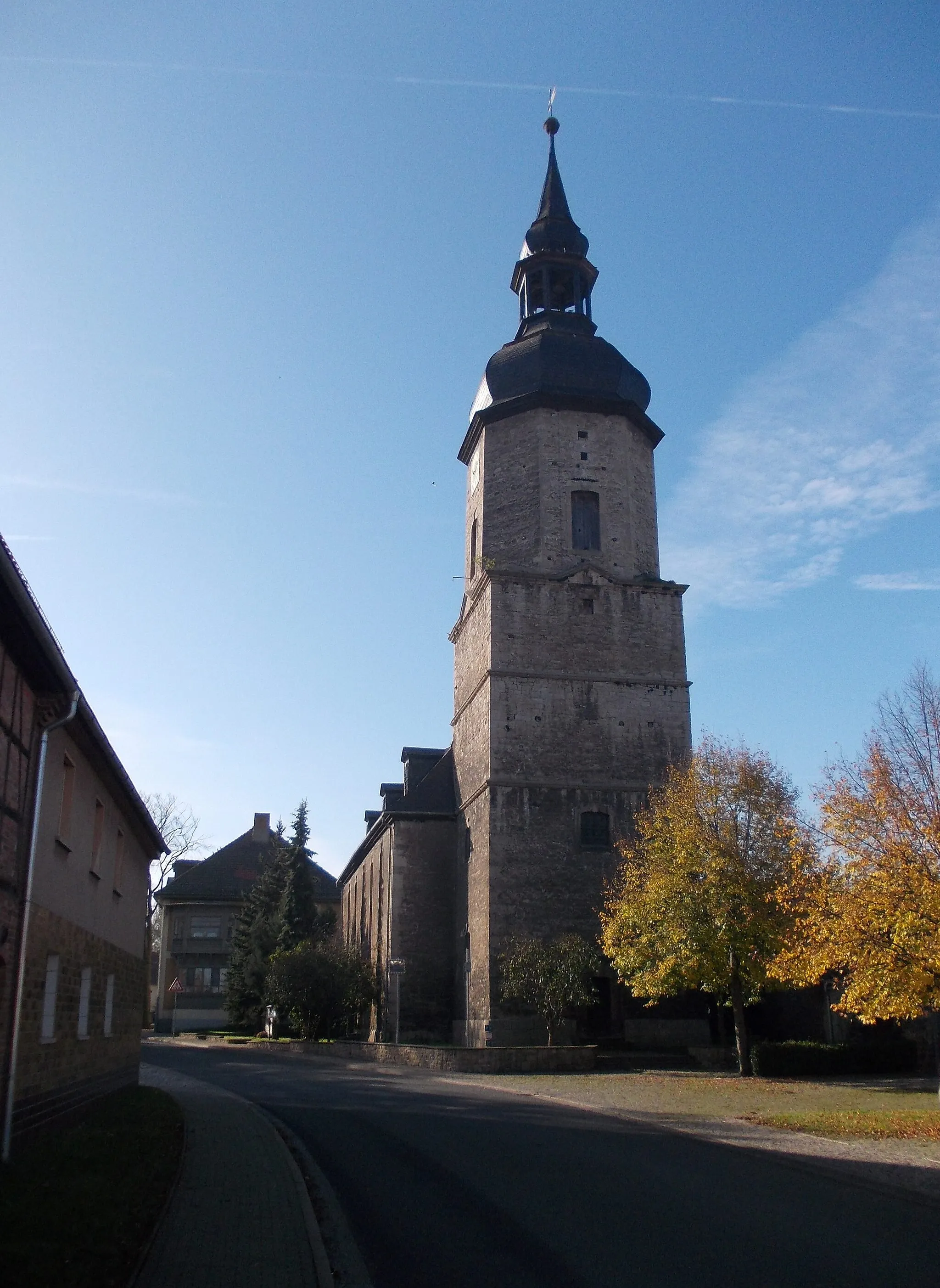Photo showing: Niedertrebra church (Weimarer Land district, Thuringia)