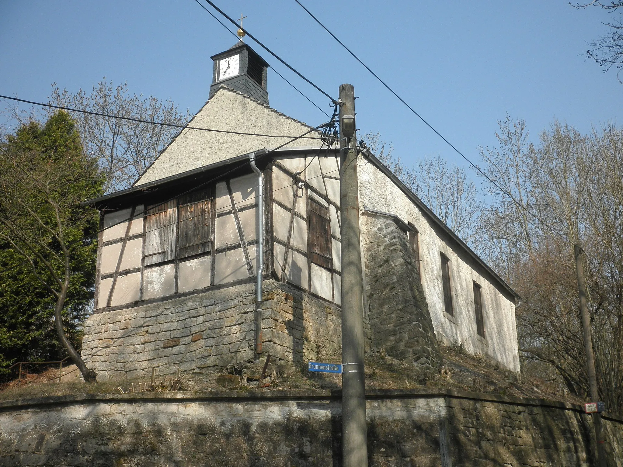 Photo showing: Church in Hochstedt (Erfurt) in 2018