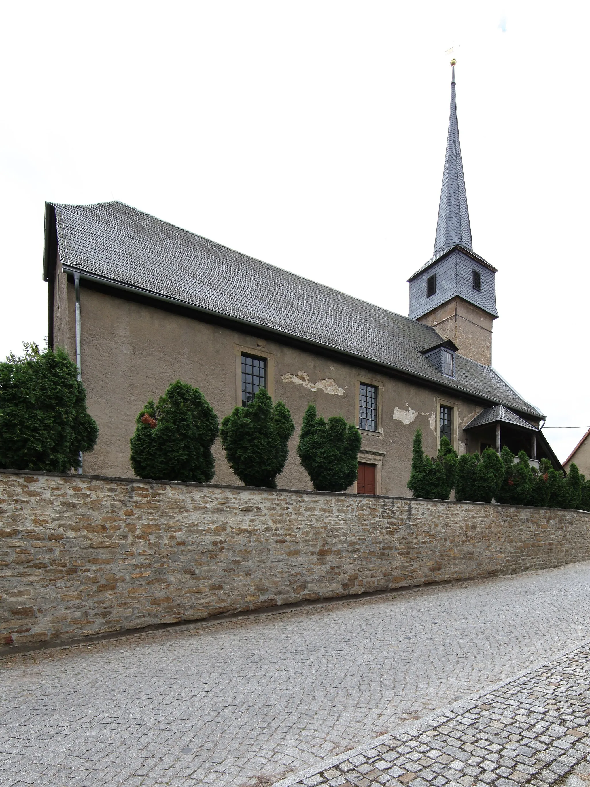Photo showing: Evangelische Kirche St. Mauritius in Krautheim im Landkreis Weimarer Land, Thüringen