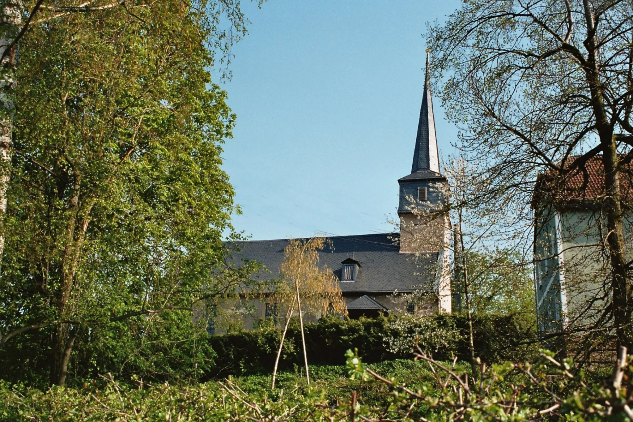 Photo showing: Krautheim (Thuringia), the Protestant Church St. Mauritius