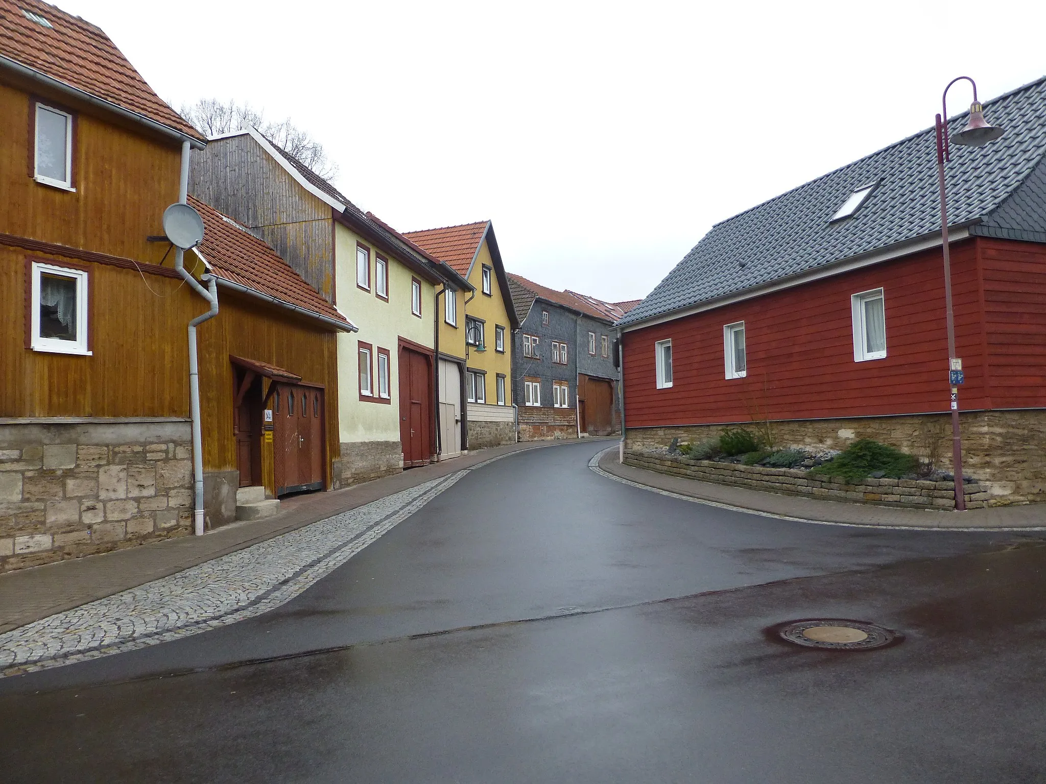 Photo showing: Straße in Ammern