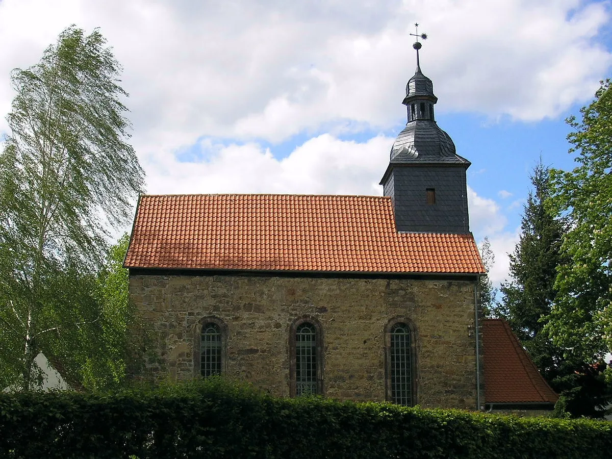 Photo showing: Kirche von Cottendorf (Ilm-Kreis, Thüringen).