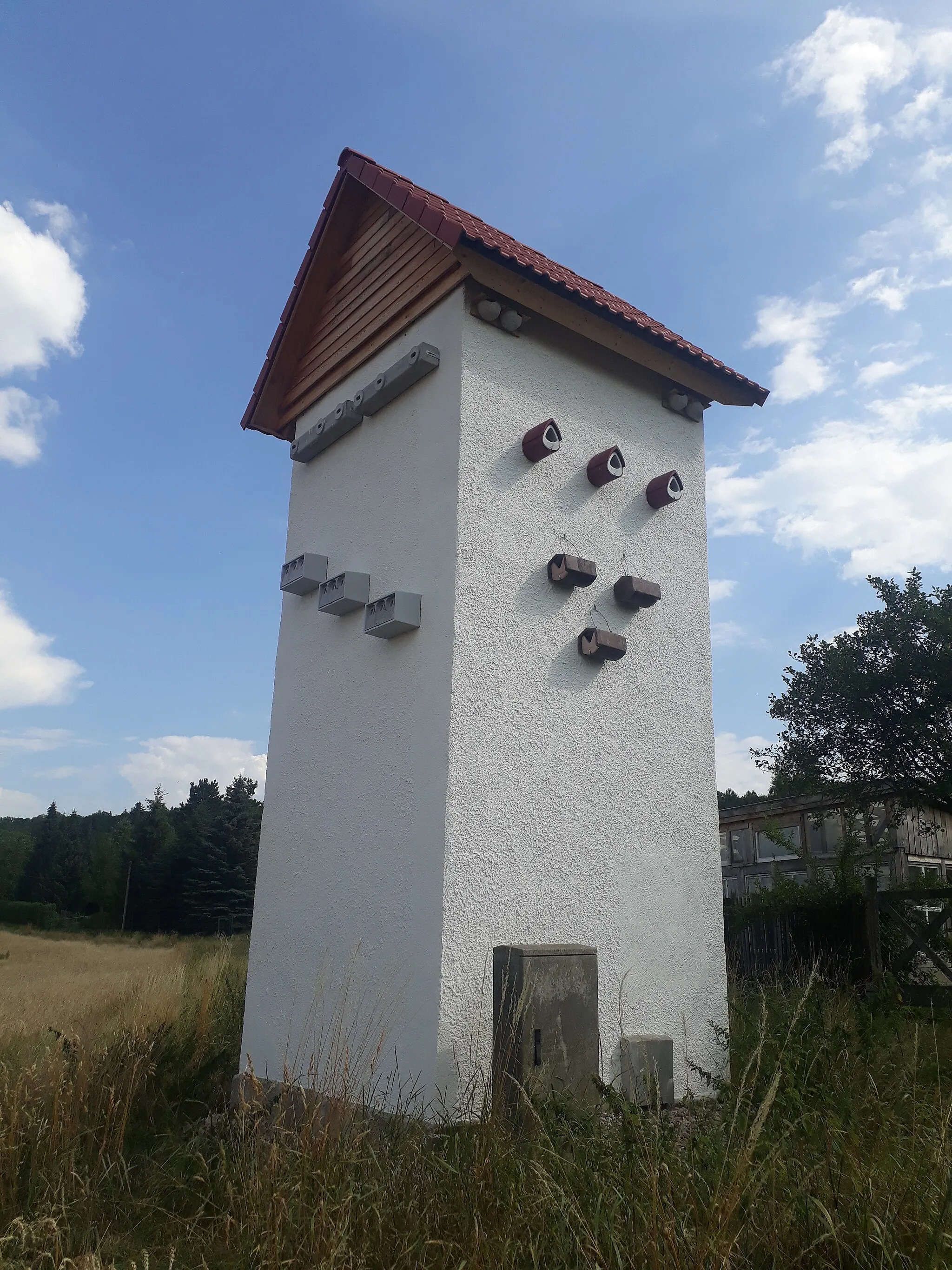 Photo showing: Artenschutzturm in Espenfeld, Arnstadt in Thüringen