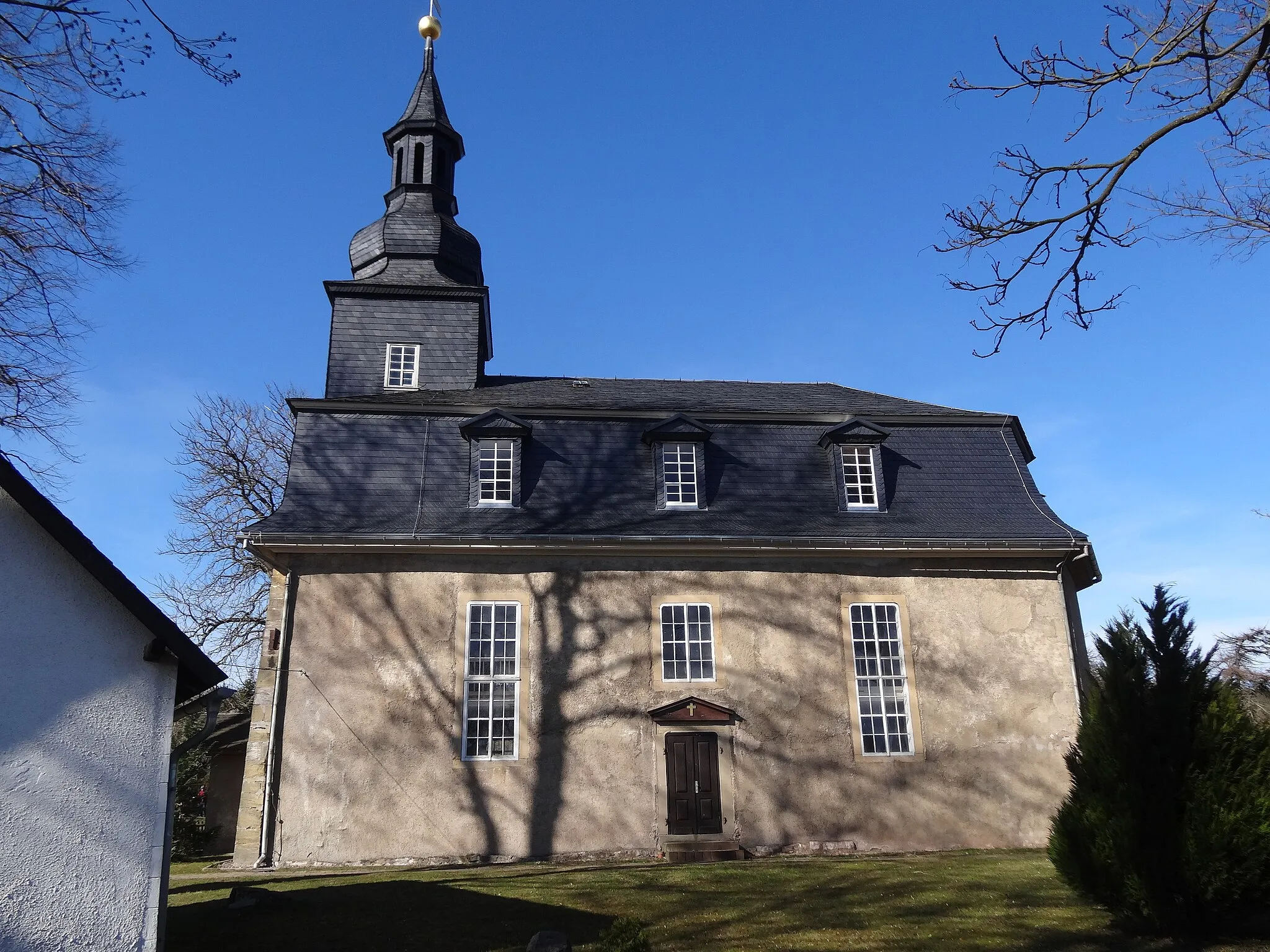 Photo showing: Church of Gillersdorf, Thuringa, Germany