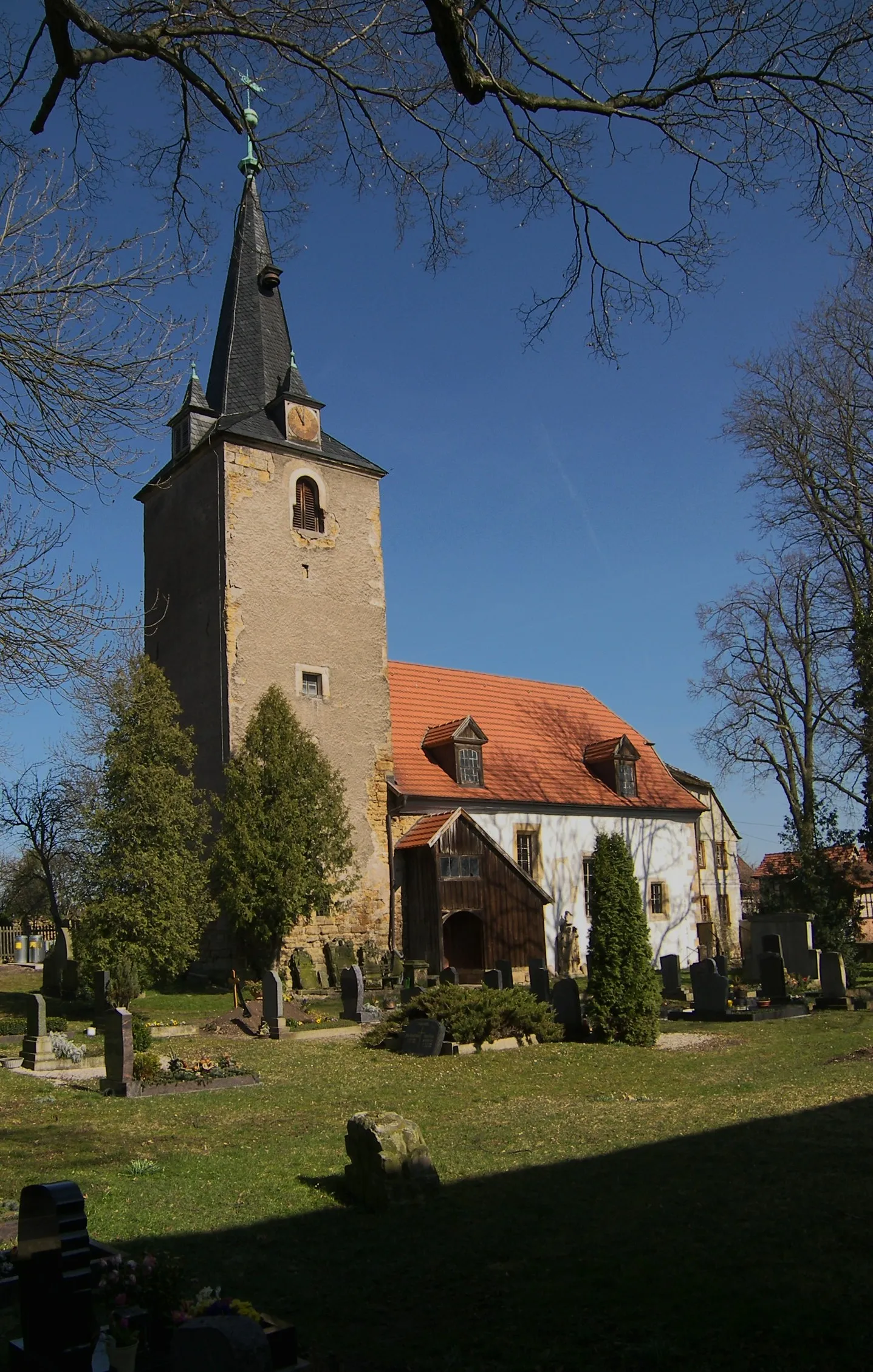Photo showing: Thueringen-Grabsleben-Cobstaedt-Kirche
