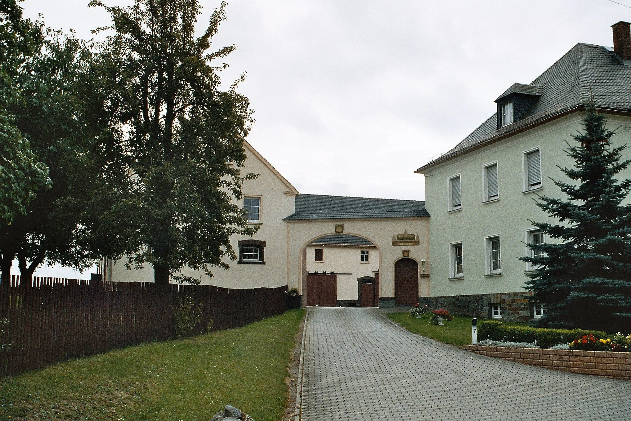 Photo showing: Vogelgesang (Braunichswalde), four sided courtyard farm
