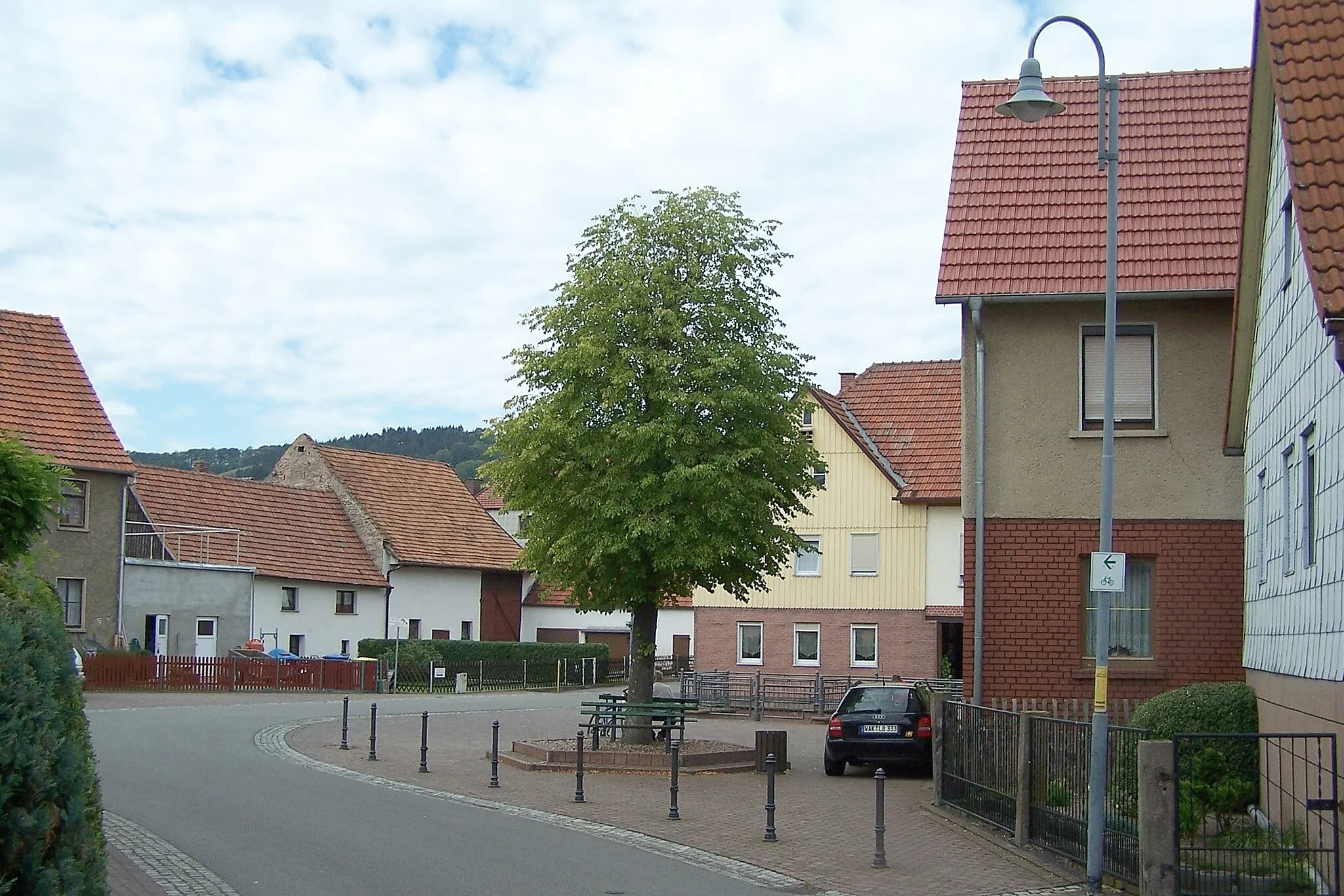Photo showing: Der Dorfanger in Unteralba.