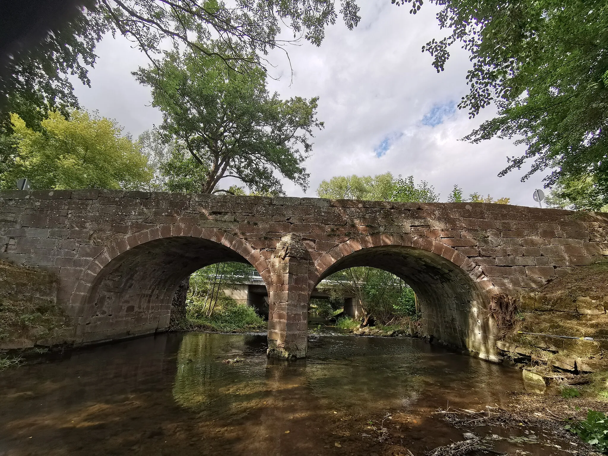 Photo showing: Südseite Feldabrücke