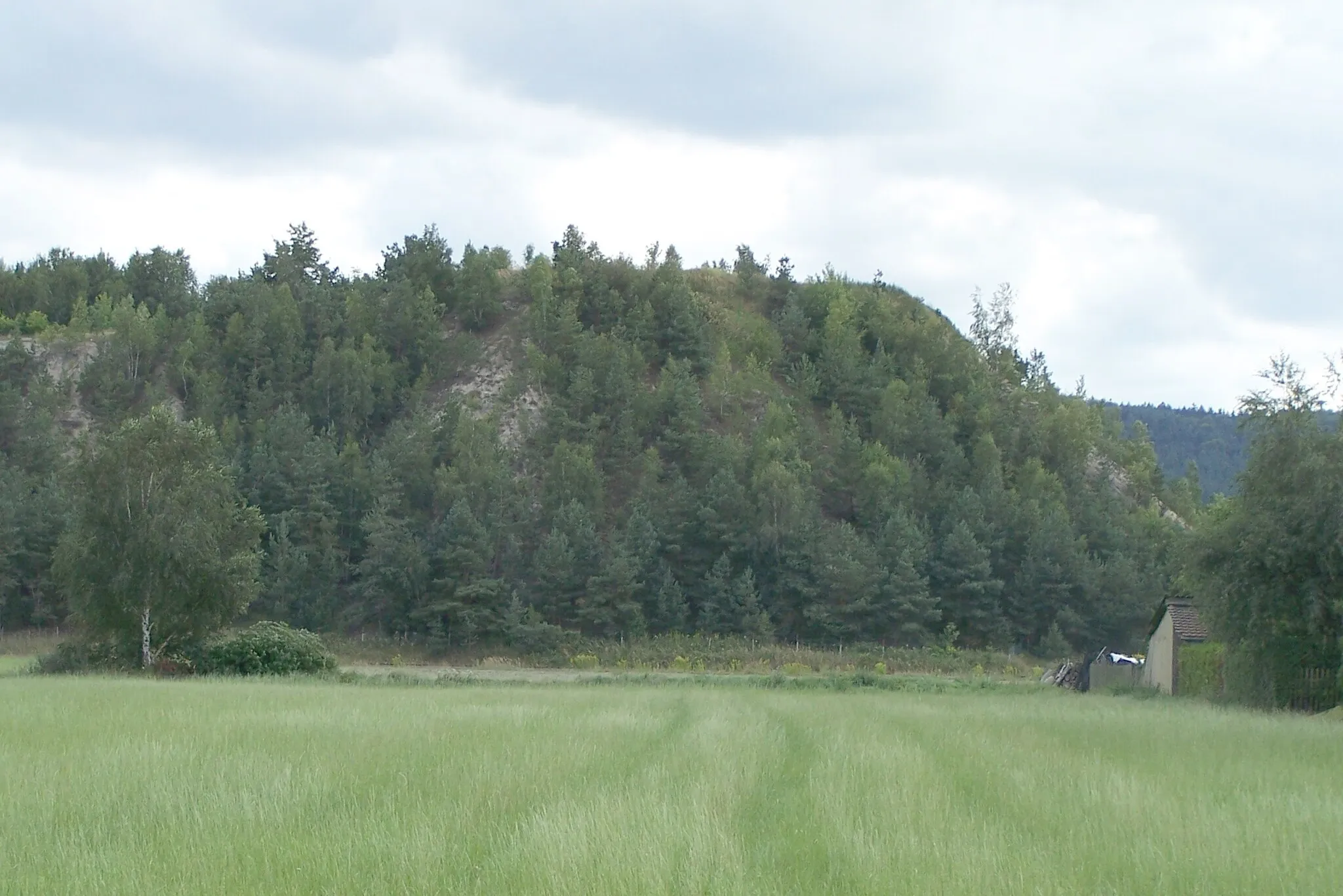 Photo showing: Auch in Hämbach - Altlasten aus der Kali-Ära - eine  Halde des Bergbaubetriebs.