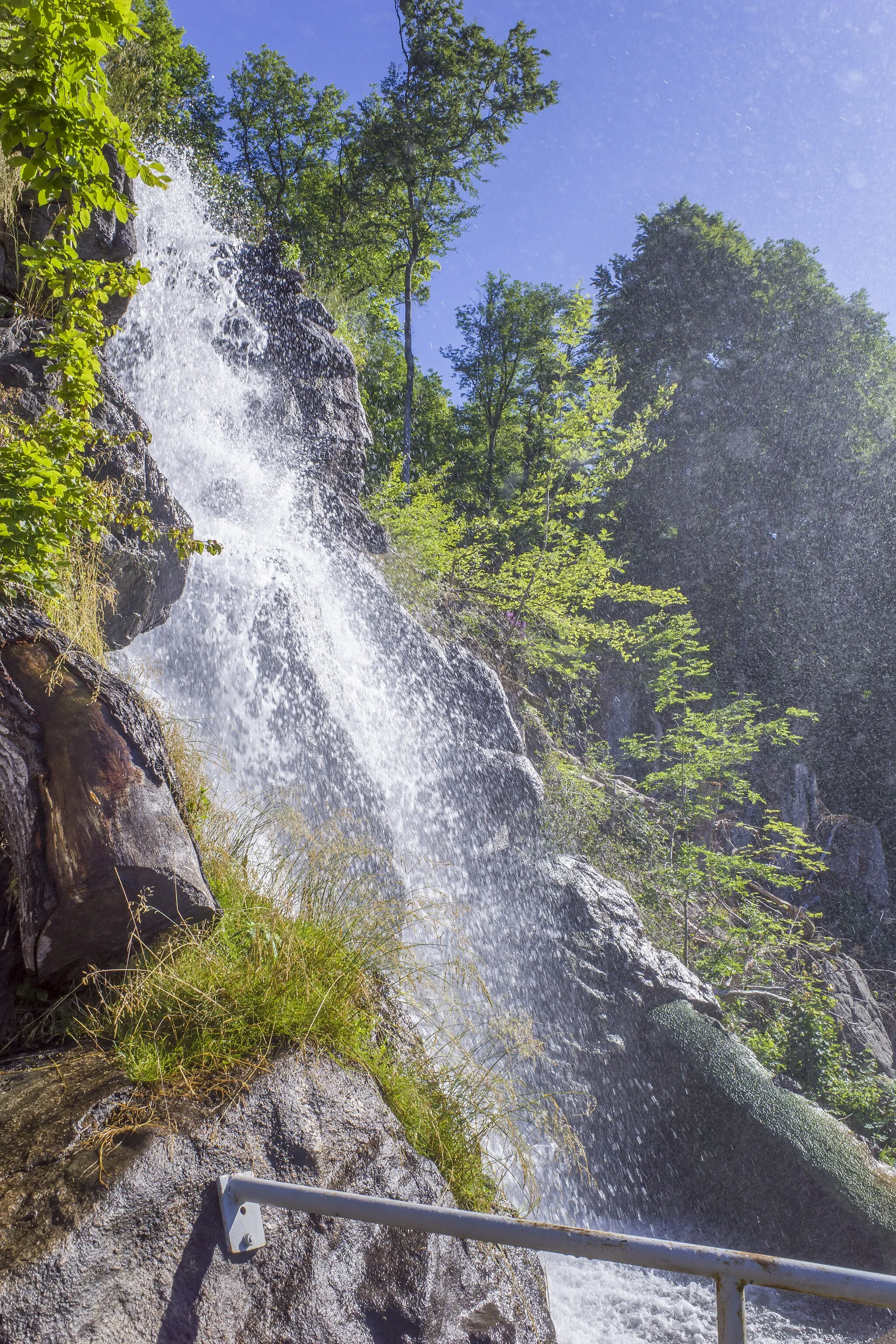 Photo showing: Naturdenkmal Trusetaler Wasserfall im Landschaftsschutzgebiet Thüringer Wald