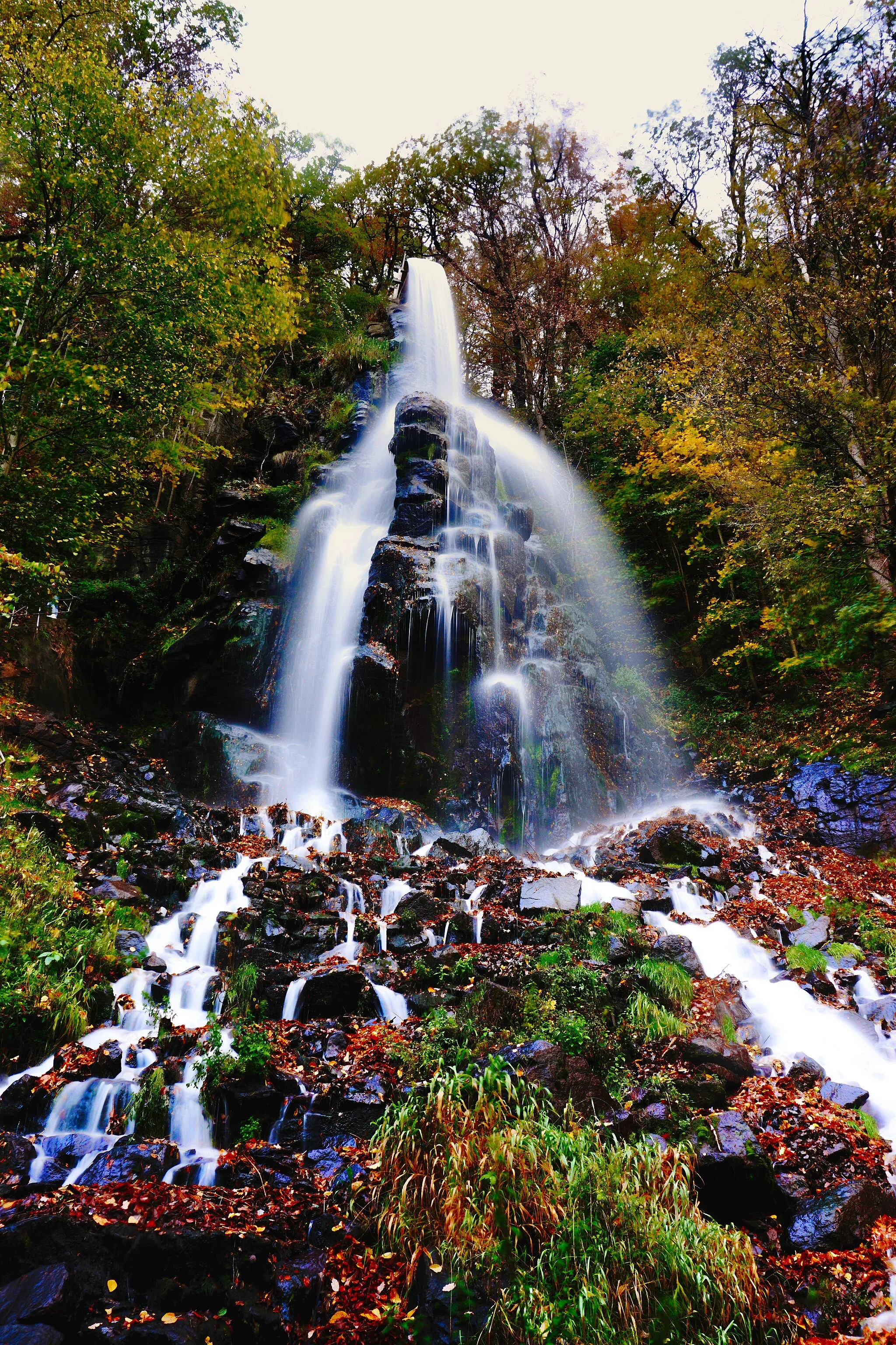 Photo showing: Trusetaler Wasserfall, Oktober 2019