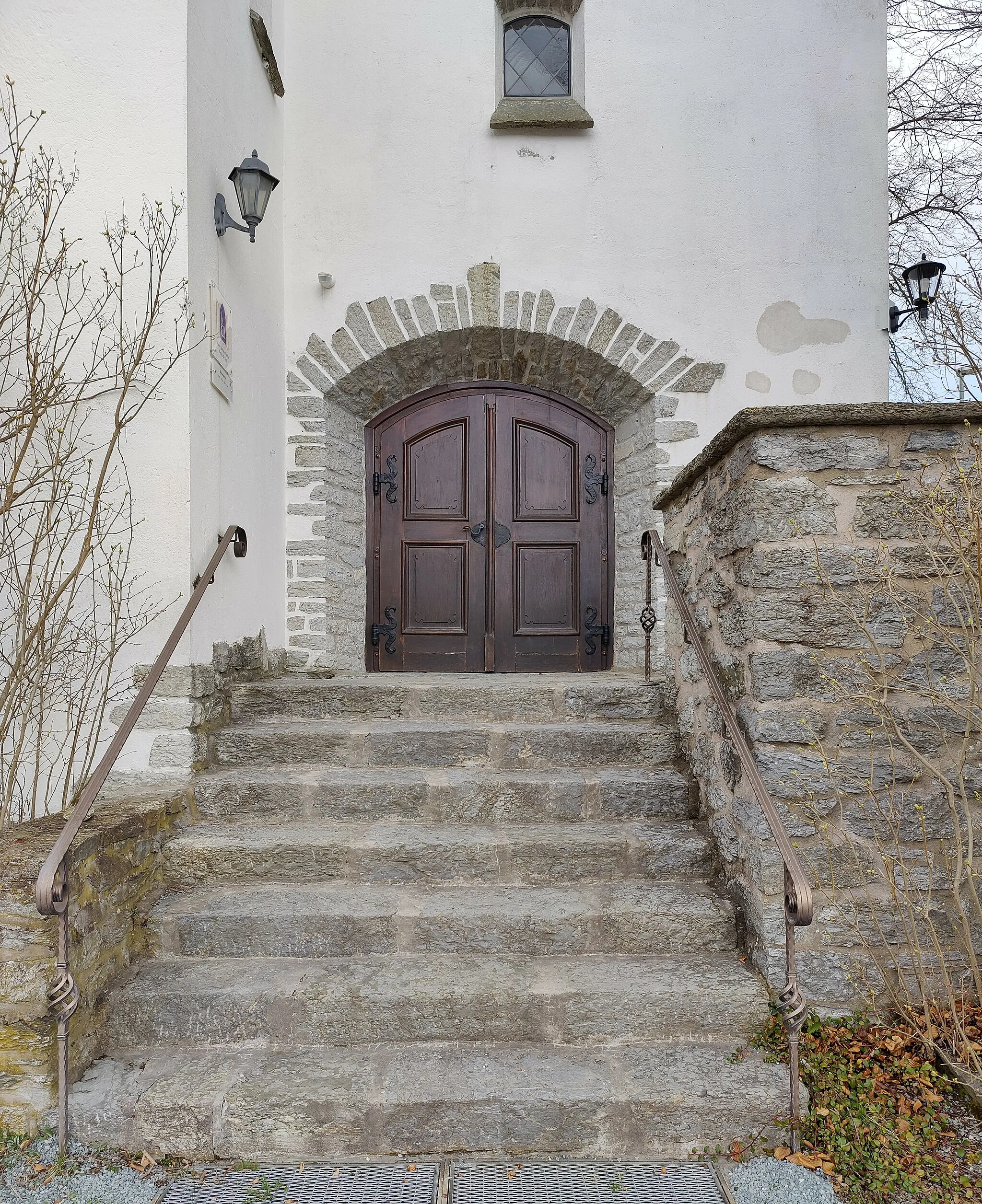 Photo showing: Evangelisch-lutherische Christuskirche Marxgrün, Gemeinde Naila, Oberfranken, Bayern, Deutschland