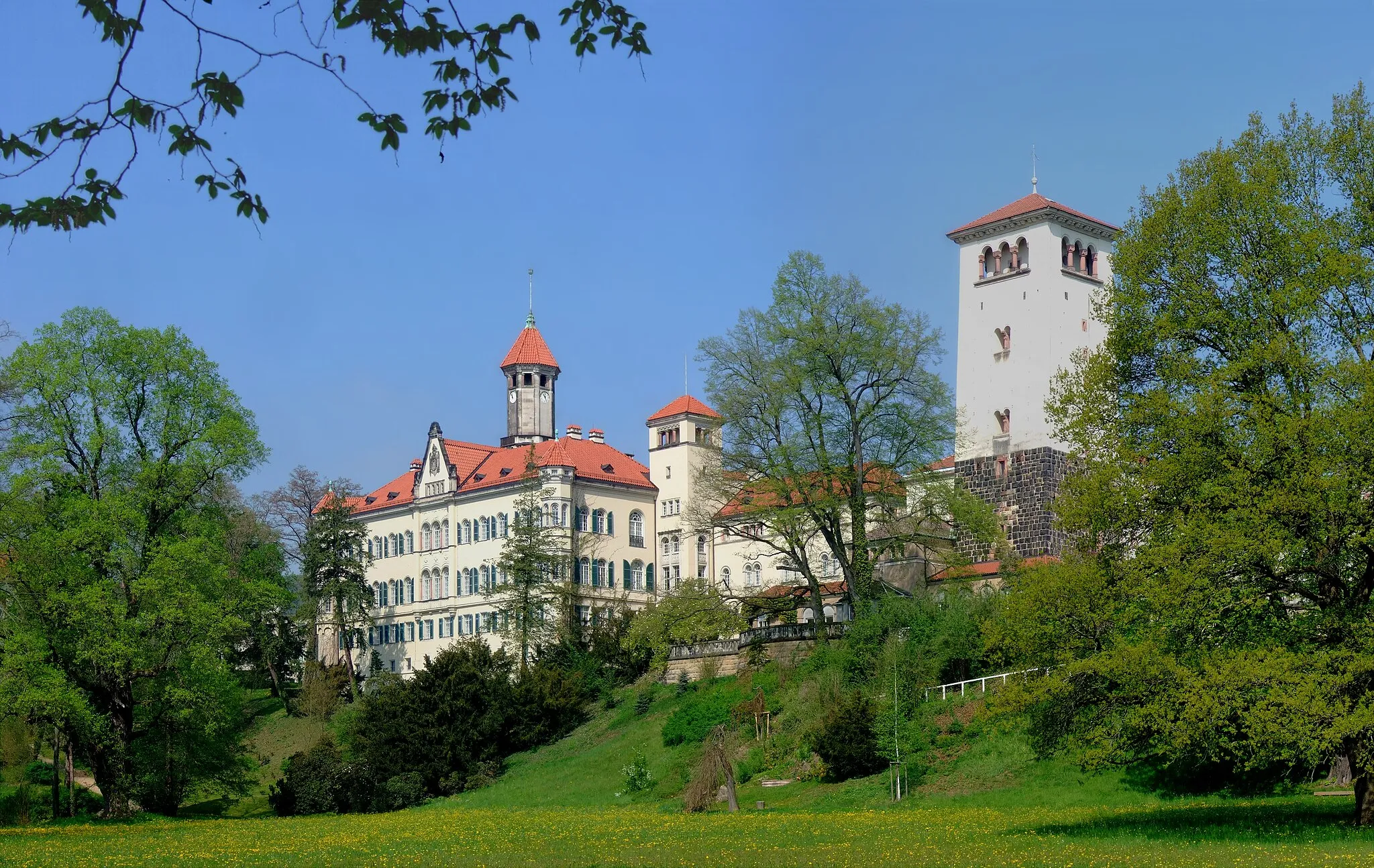 Photo showing: The picture shows the castle in Waldenburg, Saxony / Germany.
