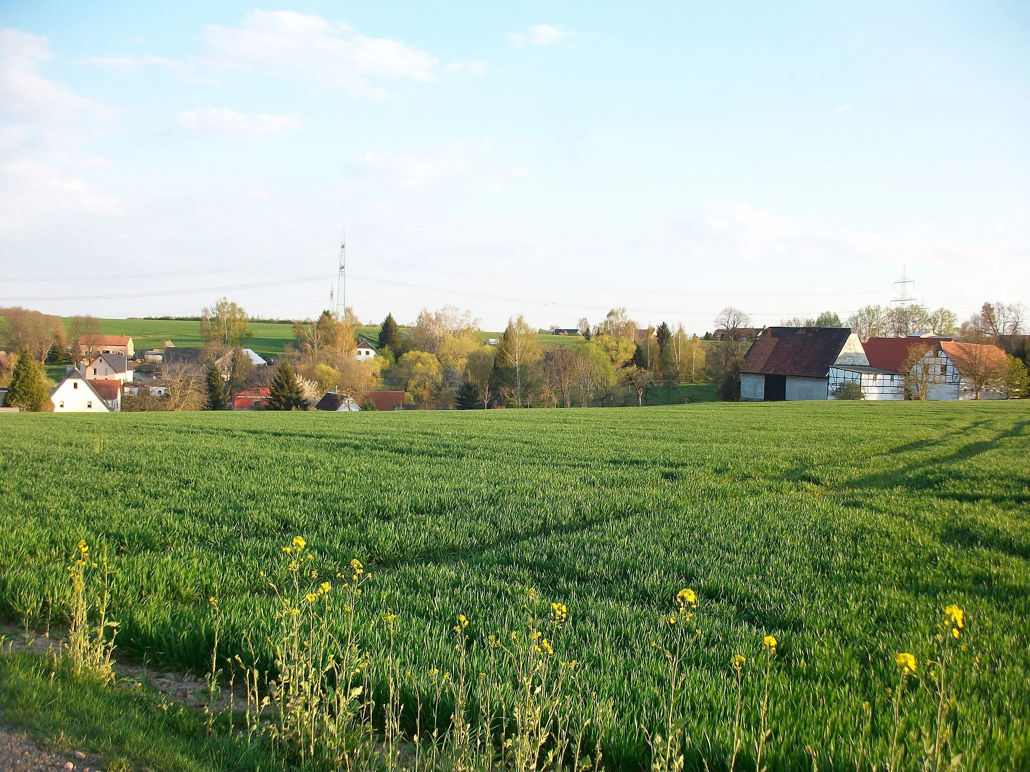 Photo showing: Blick auf Dürrenuhlsdorf